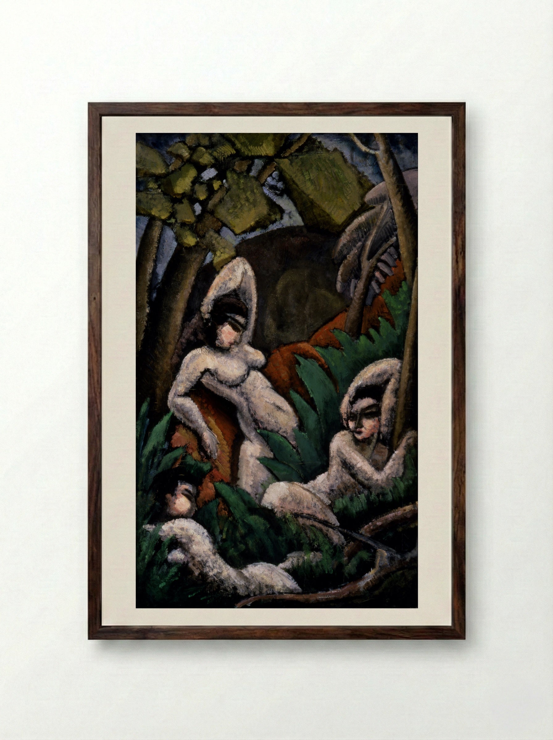 Summer - Max Weber - Framed Print Dark Wood
