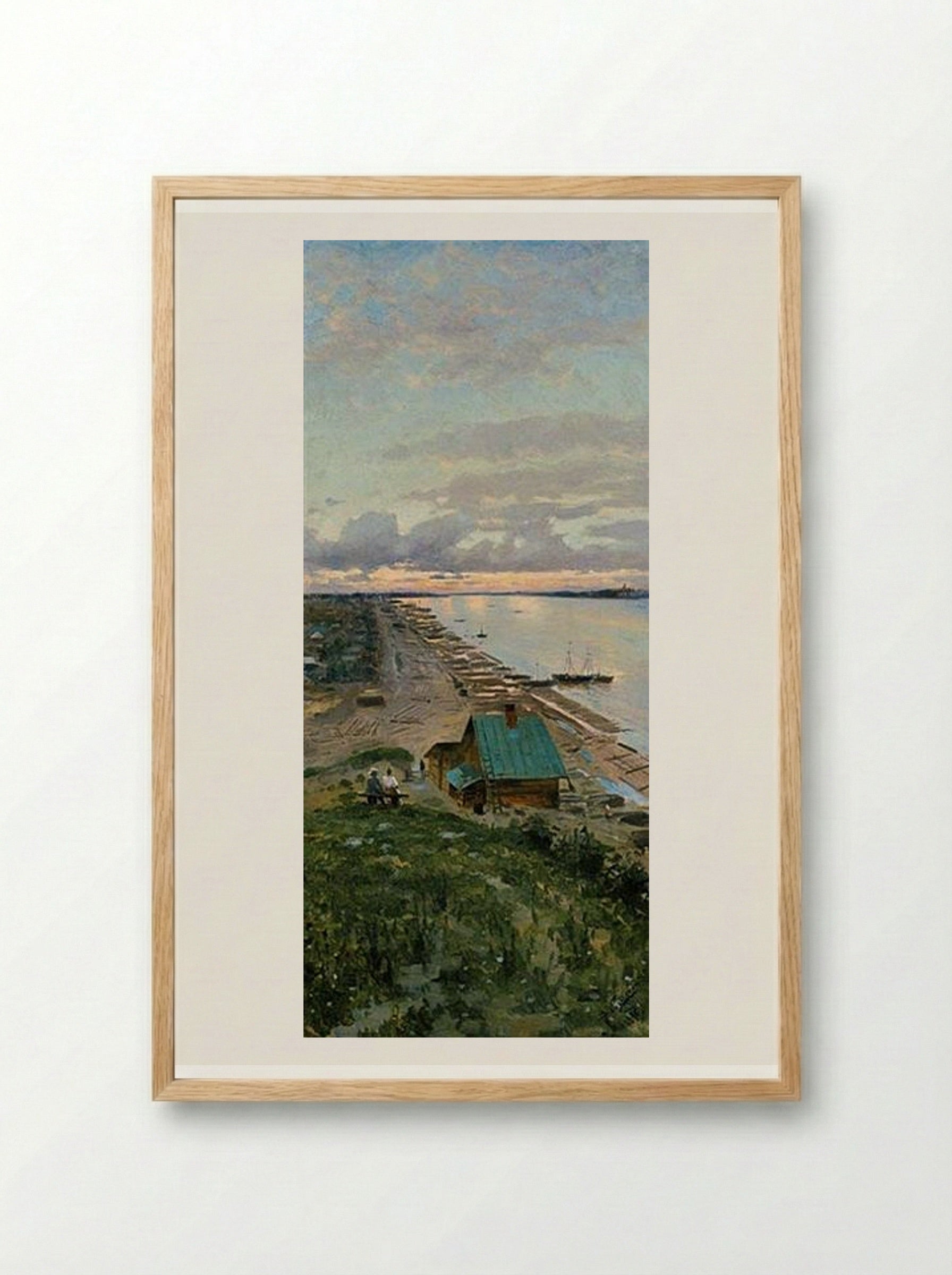 Summer - Vladimir Makovsky - Framed Print Wood