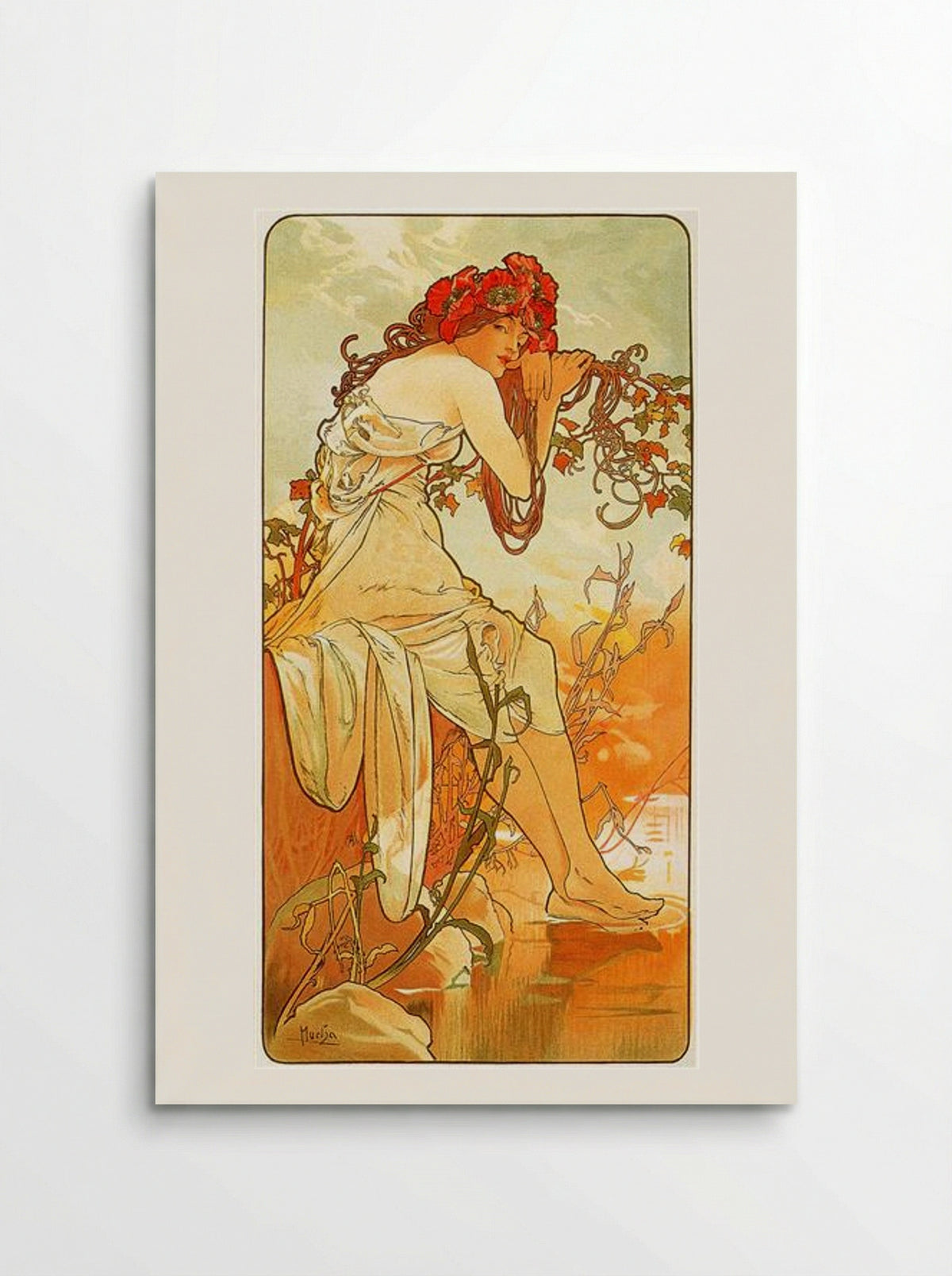 Summer - Alphonse Mucha - Poster