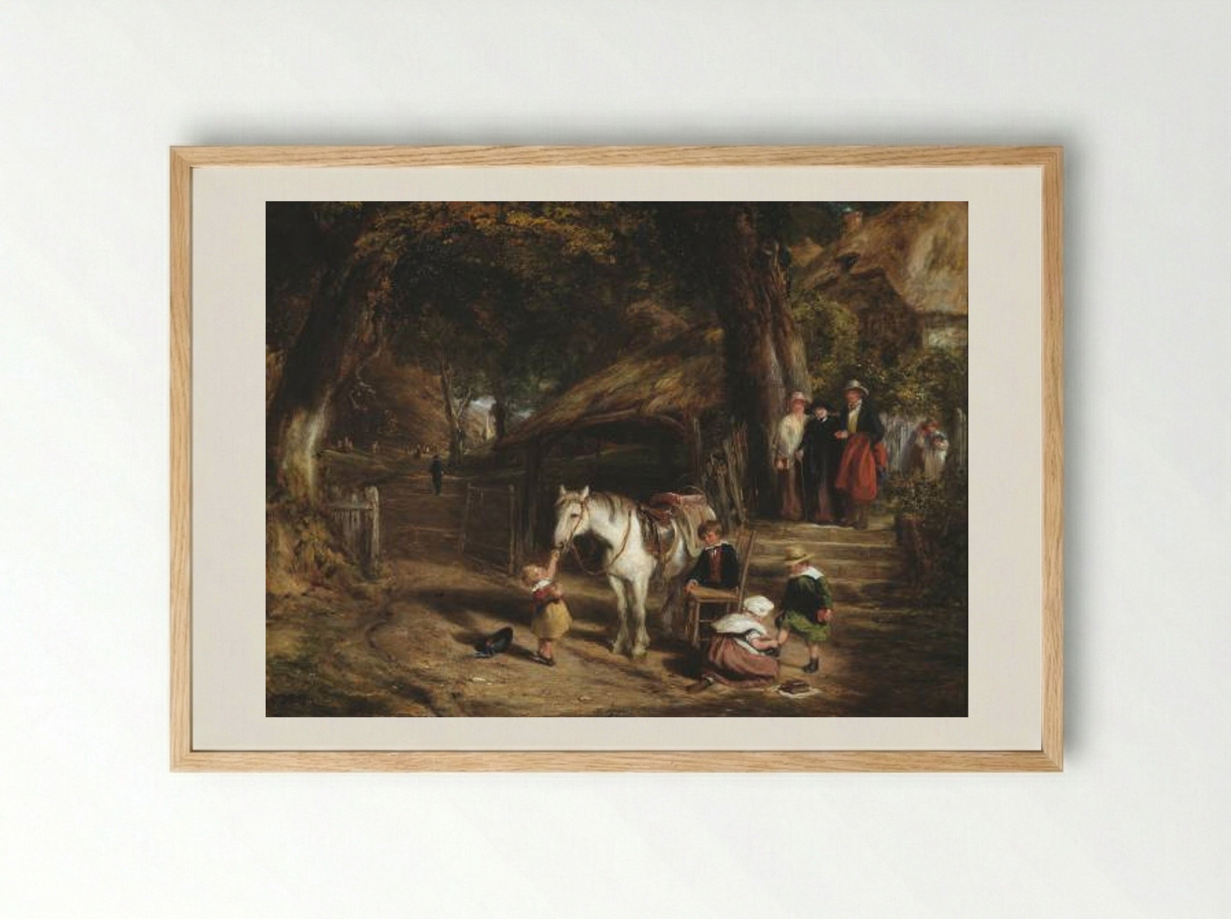 Sunday Morning - William Collins - Framed Print Wood