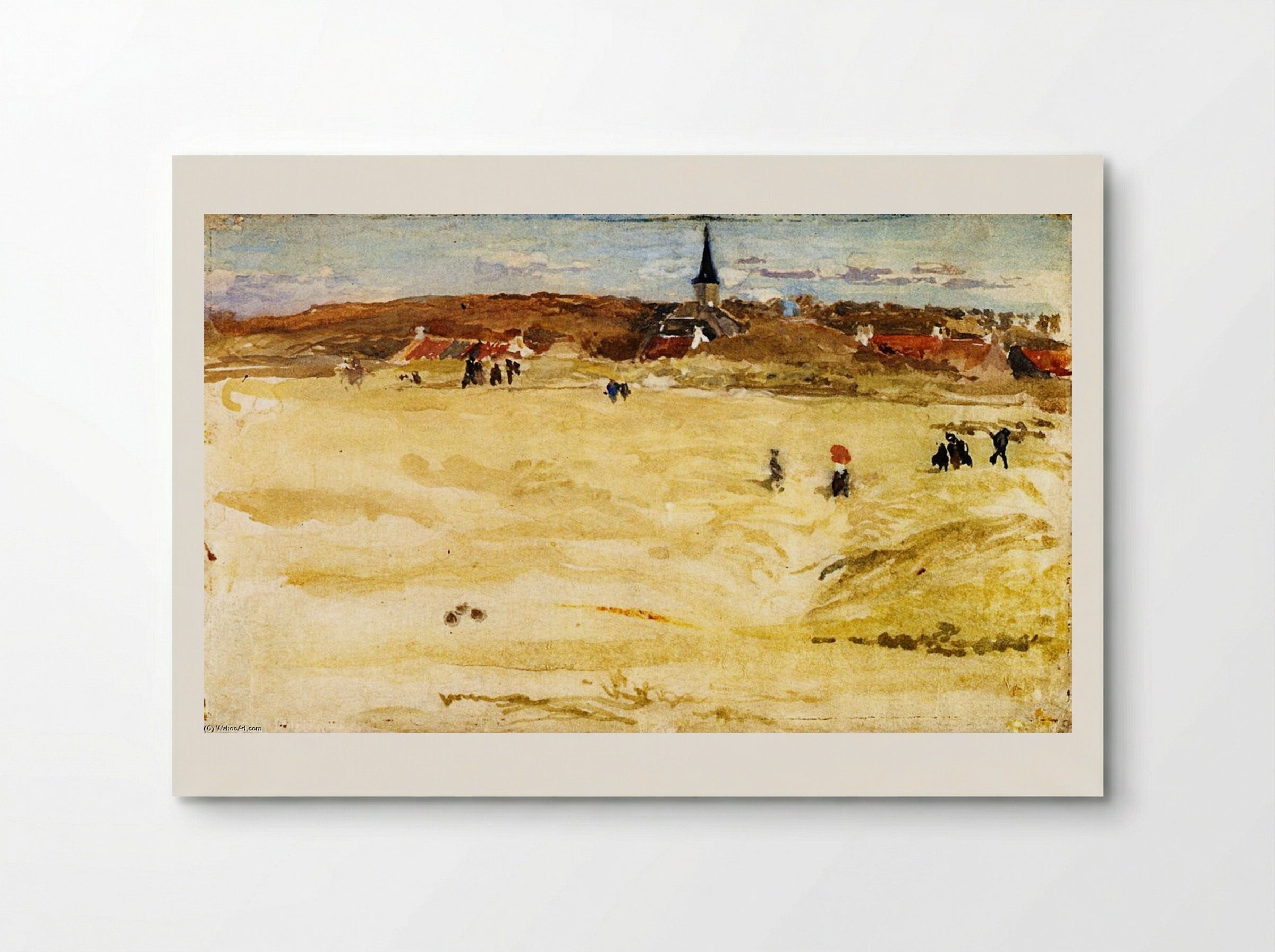 Sunday at Domburg - James Abbott McNeill Whistler - Poster