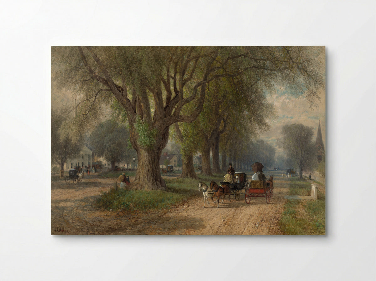 Sunday in New England - Albert Fitch Bellows - Poster