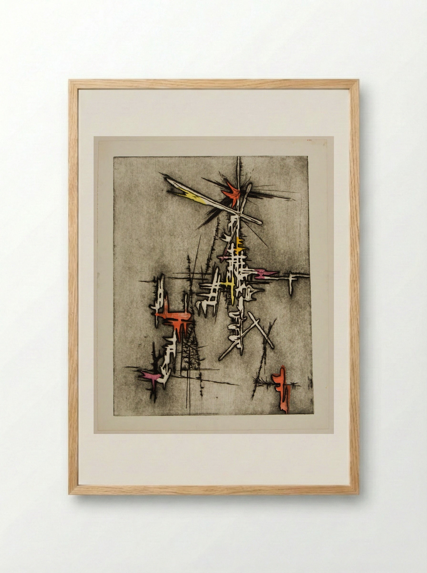 Sunken Treasure - Gabor F. Peterdi - Framed Print Wood
