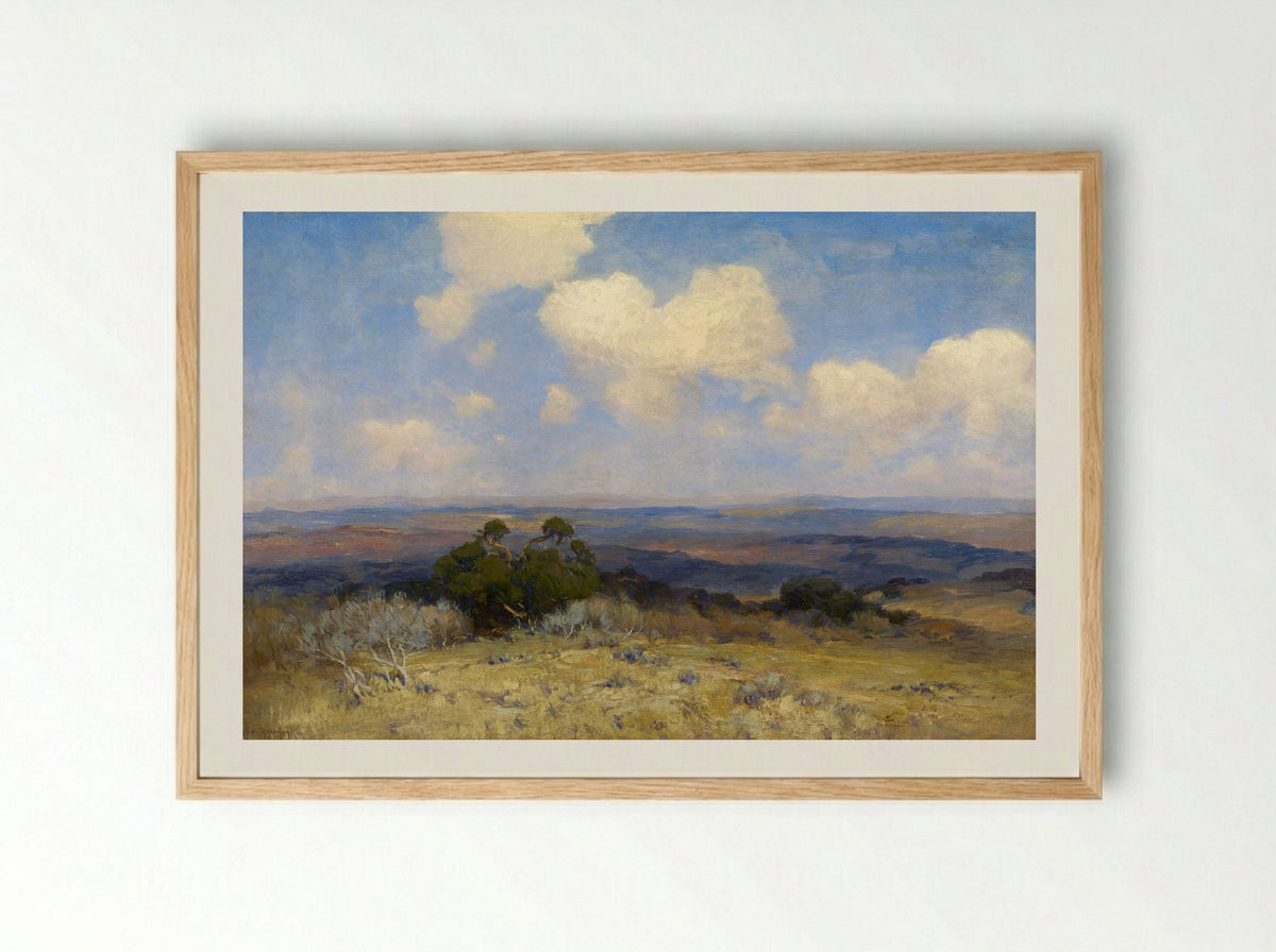 Sunlight and Shadow - Robert Julian Onderdonk - Framed Print Wood