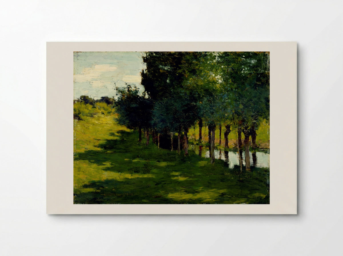 Sunlight and Shadow - Willard Metcalf - Poster