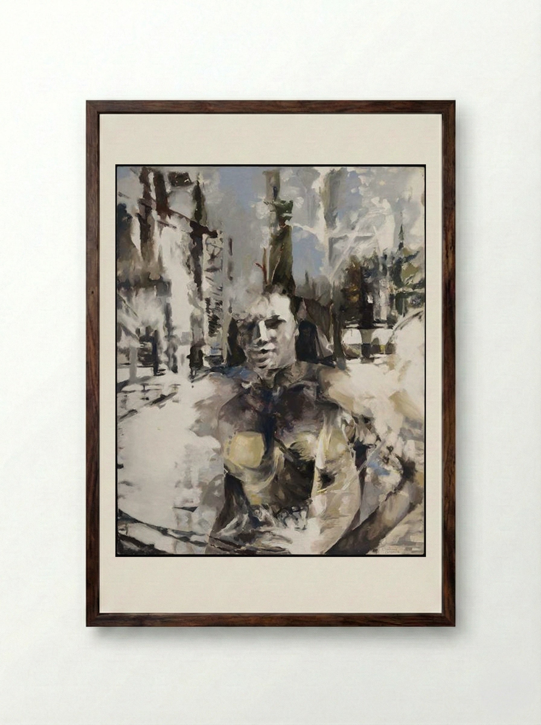 Sunlight - Balcomb Greene - Framed Print Dark Wood