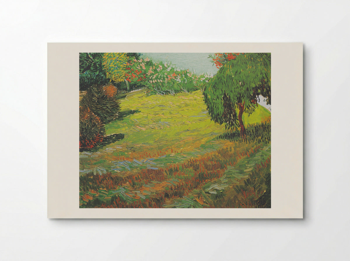 Sunny Lawn in a Public Park - Vincent van Gogh - Poster