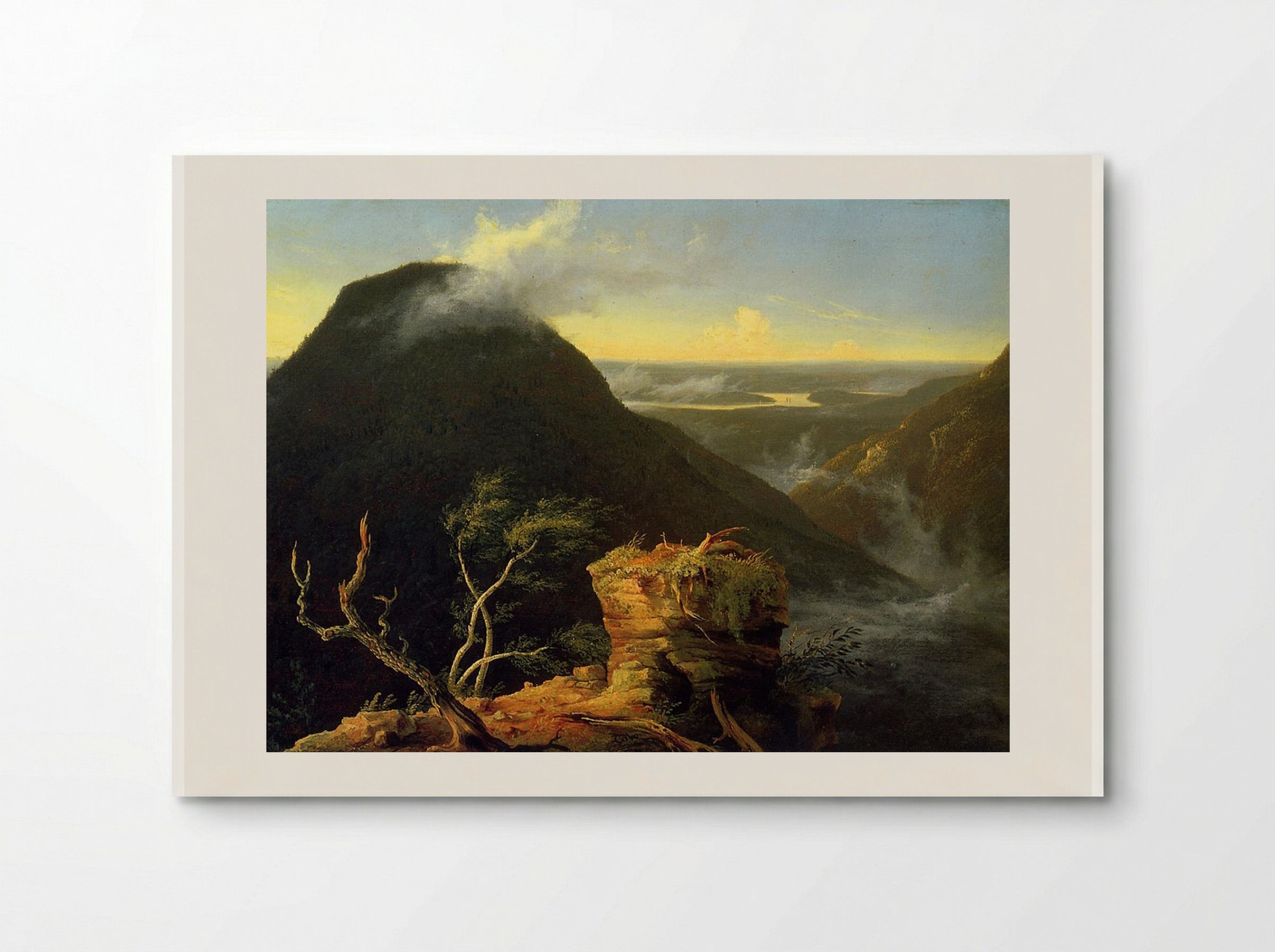Sunny Morning on the Hudson River - Thomas Cole - Poster