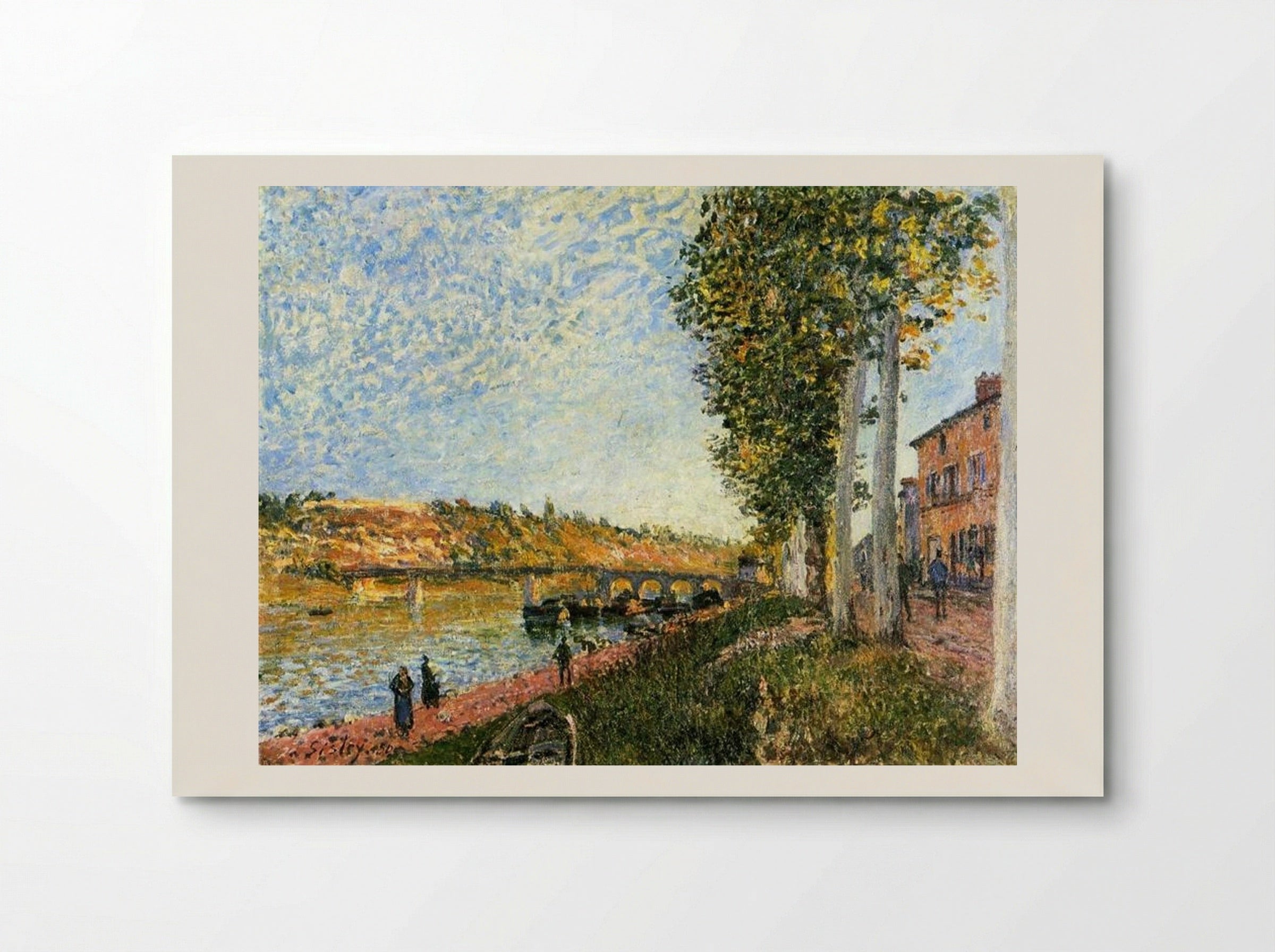 Sunrise at Saint-Mammès - Alfred Sisley - Poster