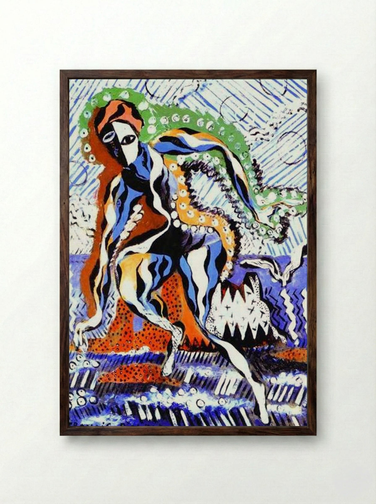 Sunrise - Francis Picabia - Framed Print Dark Wood