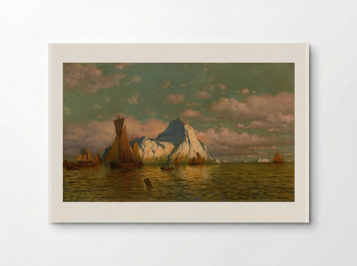 Sunset (Arctic Scene) - William Bradford - Poster