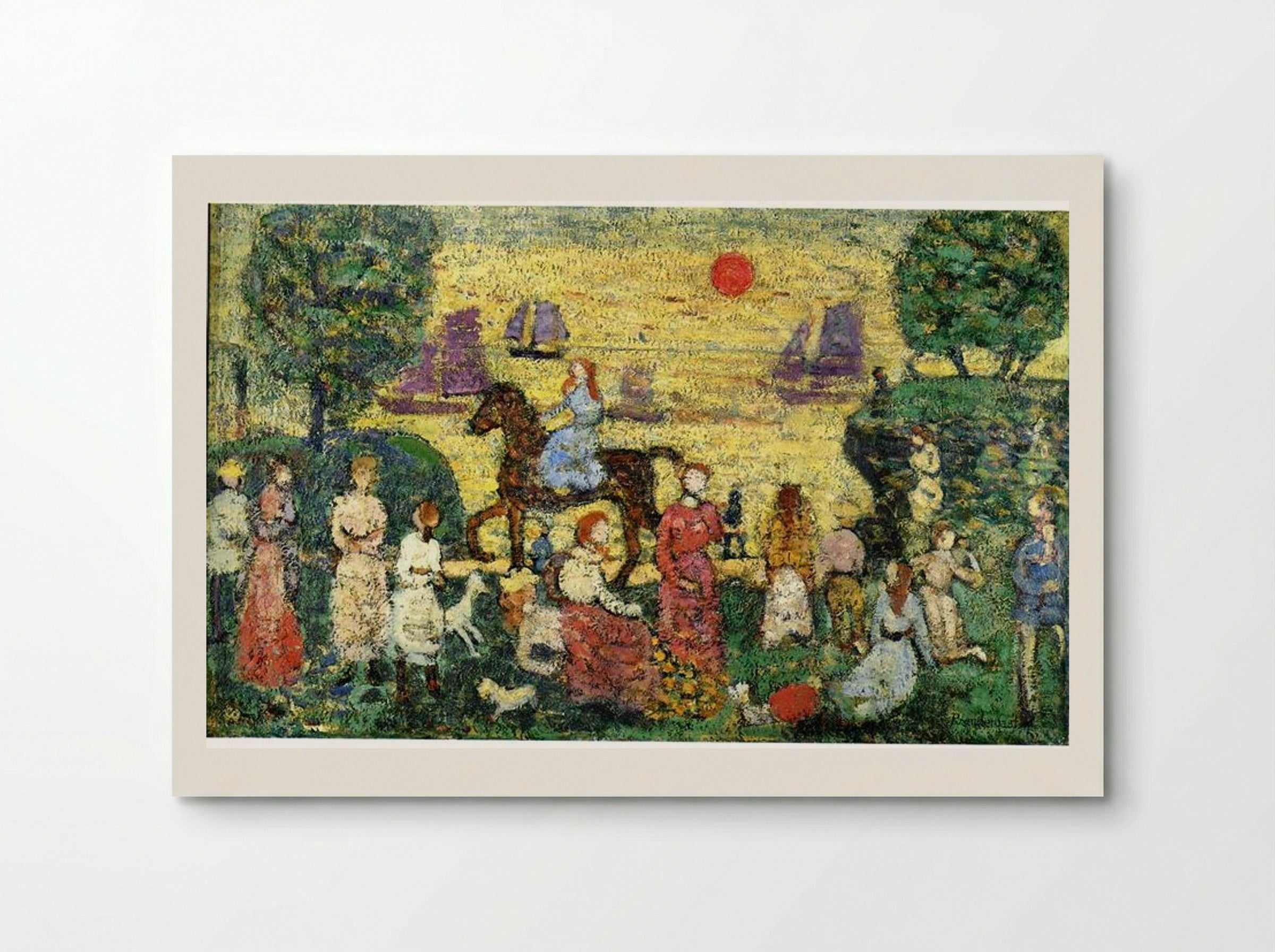 Sunset and Sea Fog - Maurice Prendergast - Poster