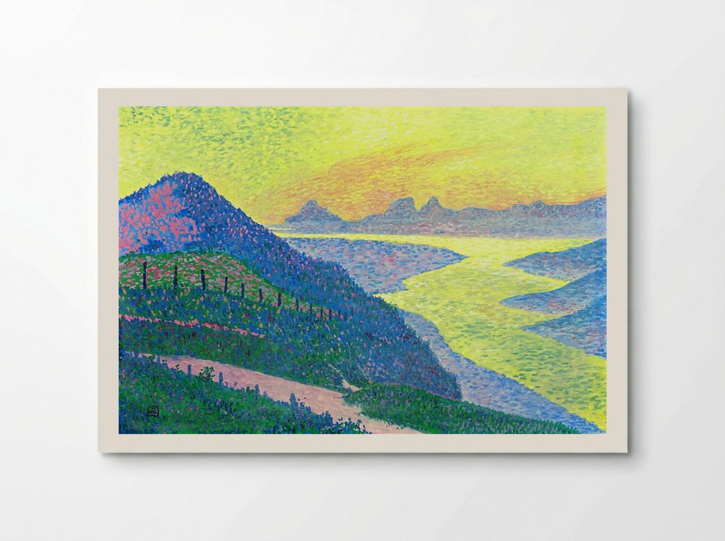 Sunset at Ambleteuse - Théo van Rysselberghe - Poster