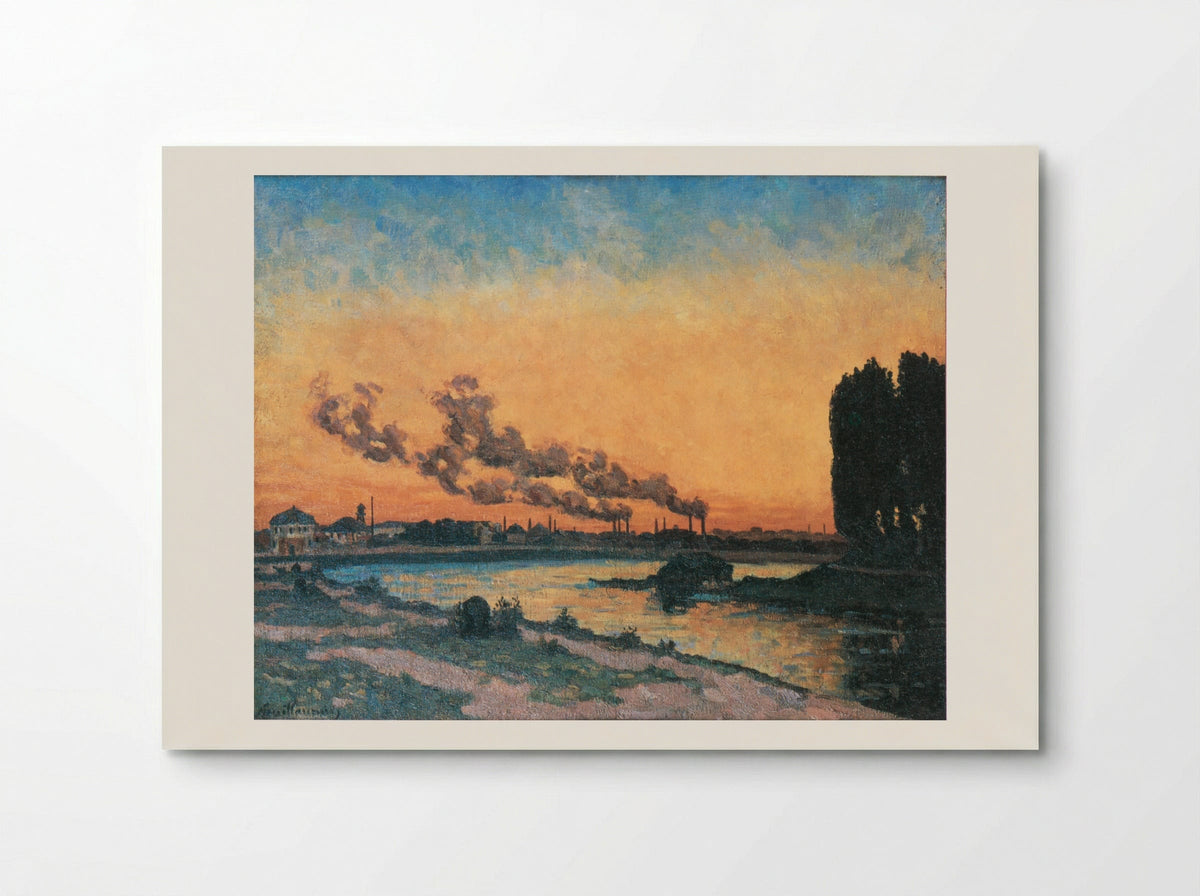 Sunset at Ivry - Armand Guillaumin - Poster