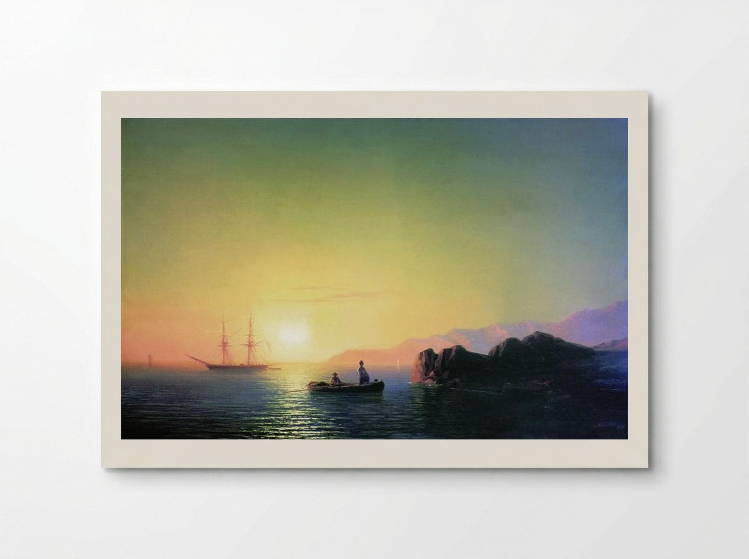 Sunset at the Crimean Coast - Ivan Aivazovsky - Poster