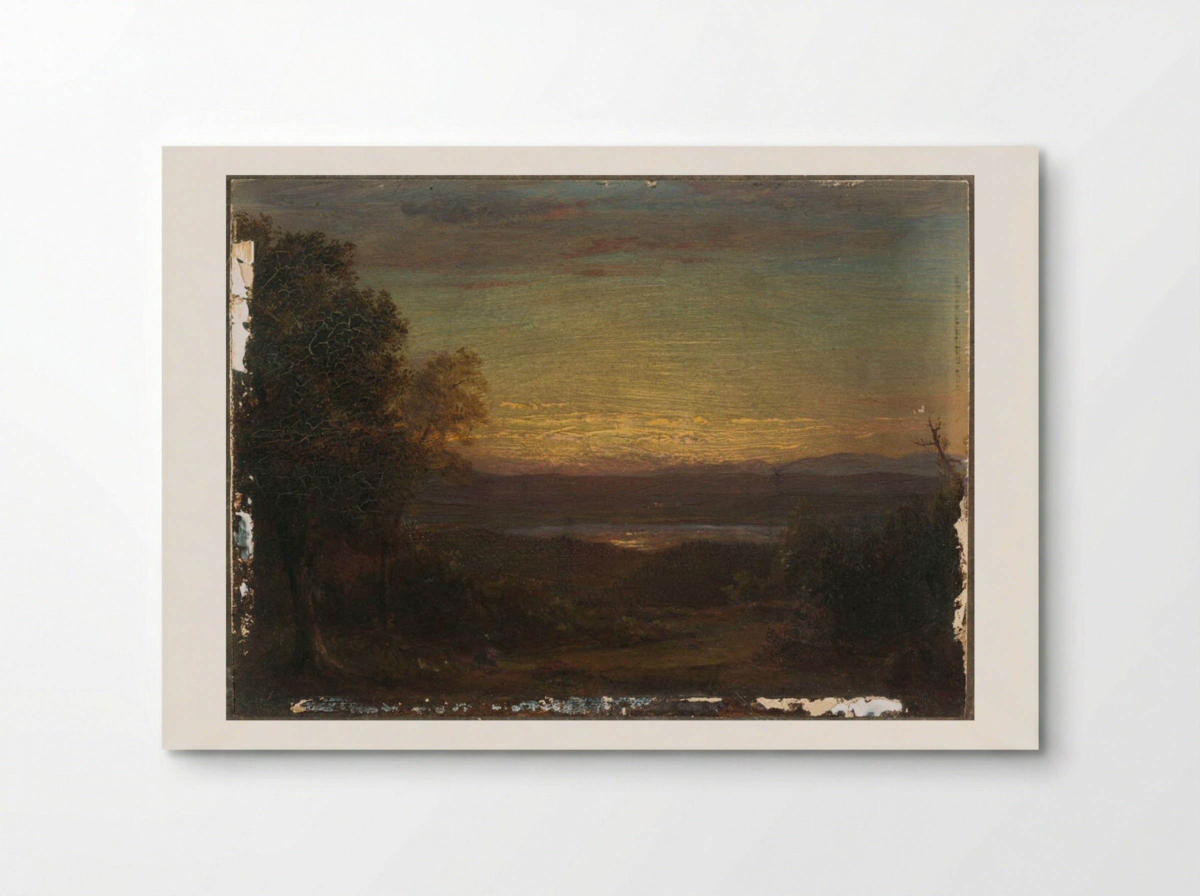 Sunset from Olana - Frederic Edwin Church - Poster