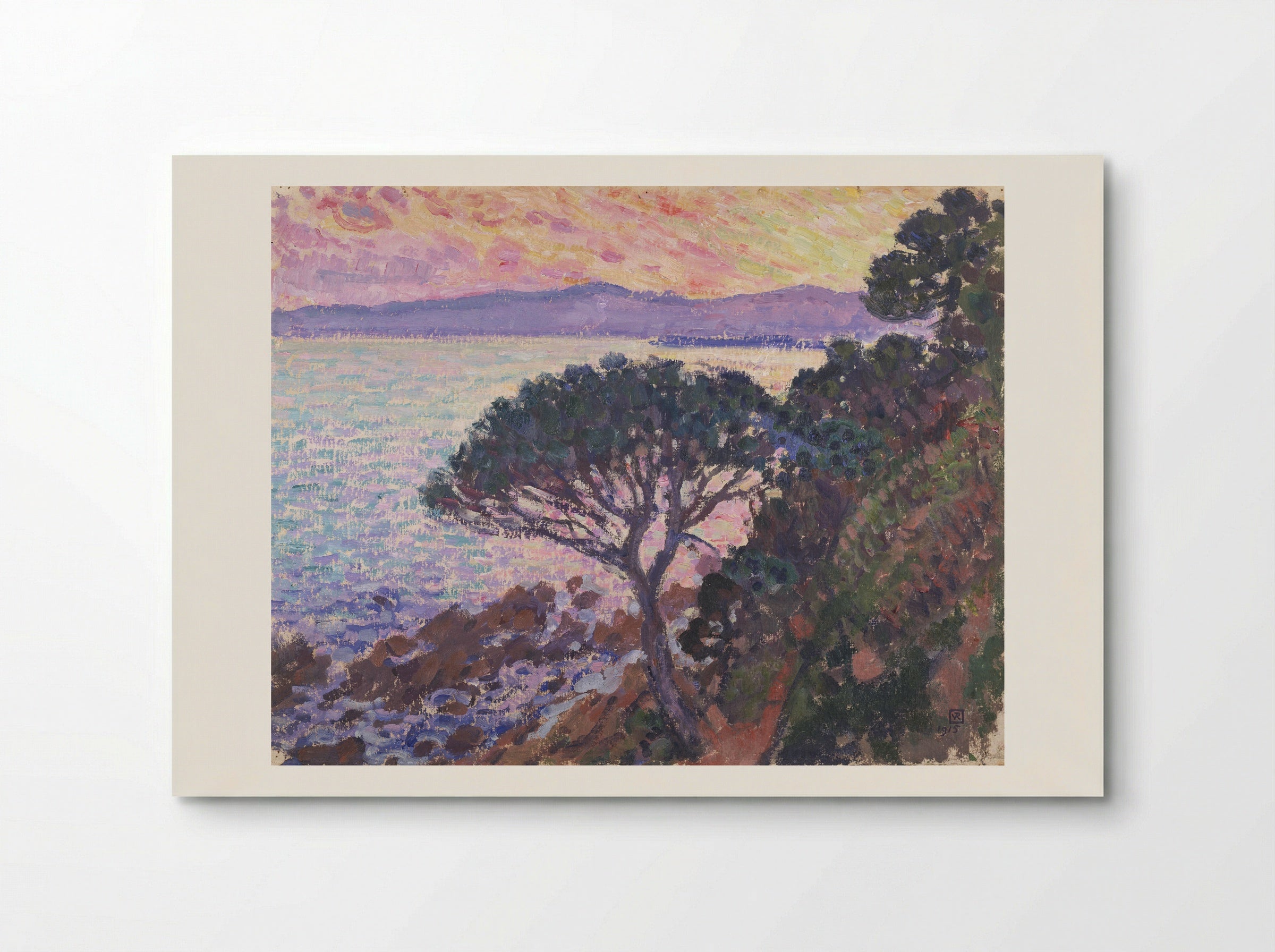Sunset - Théo van Rysselberghe - Poster