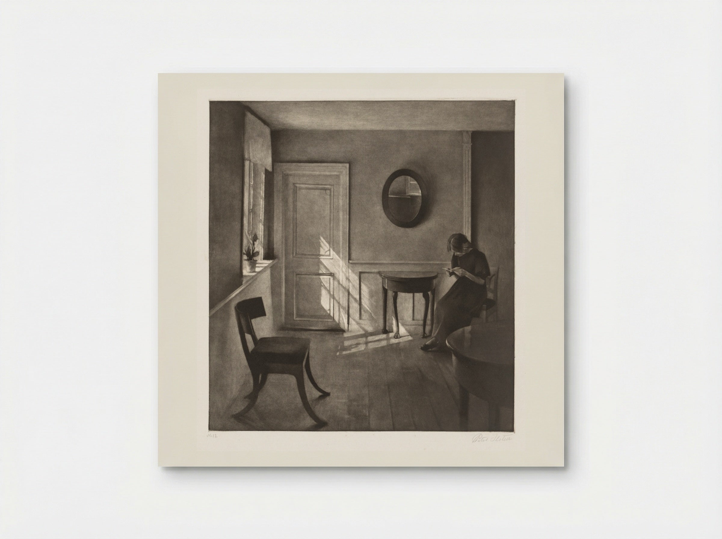 Sunshine in an Interior - Peter Vilhelm Ilsted - Poster