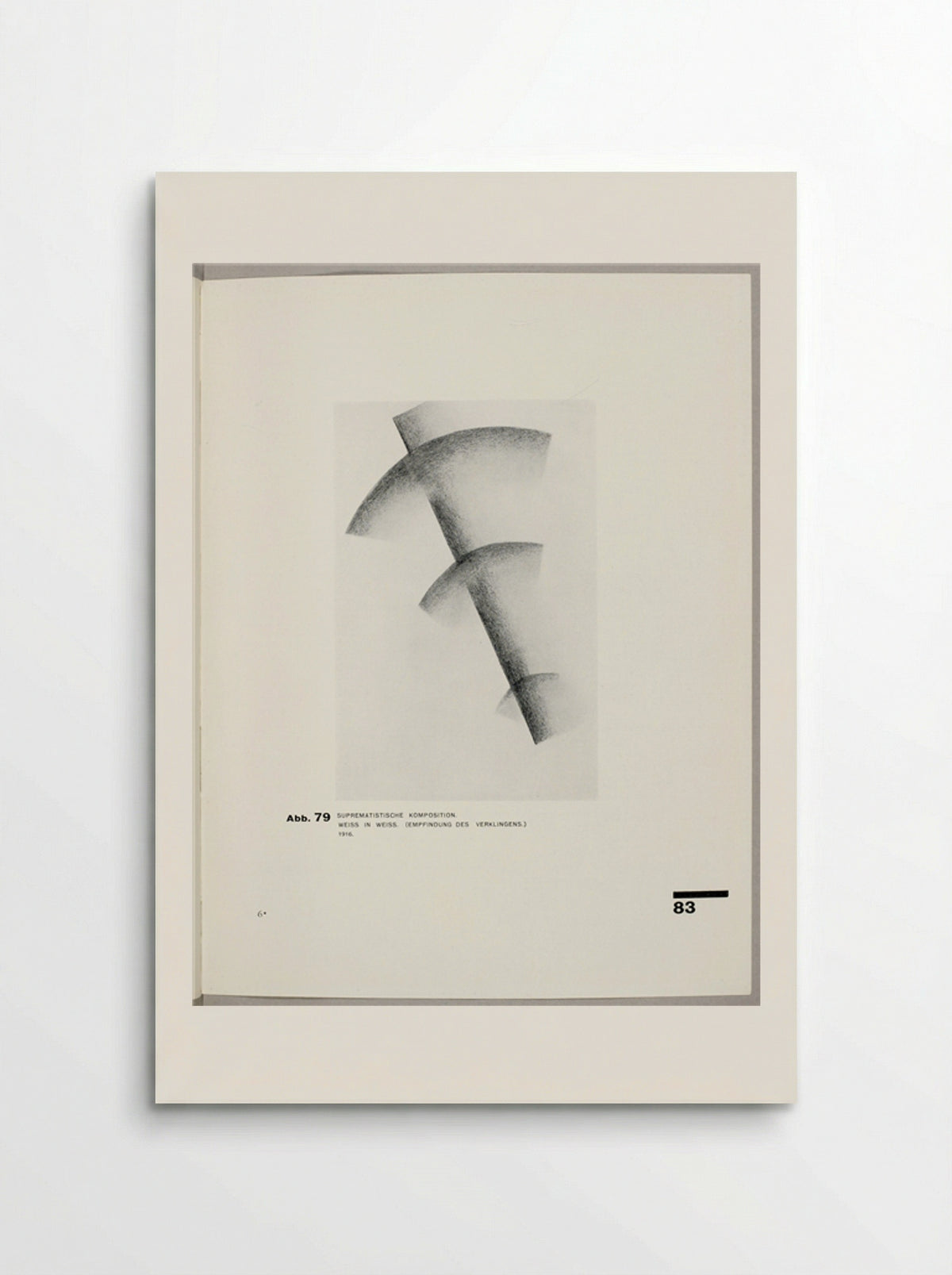 Suprematistic Composition: White in White (Feeling of Fading Away) - Kazimir Malevich - Poster