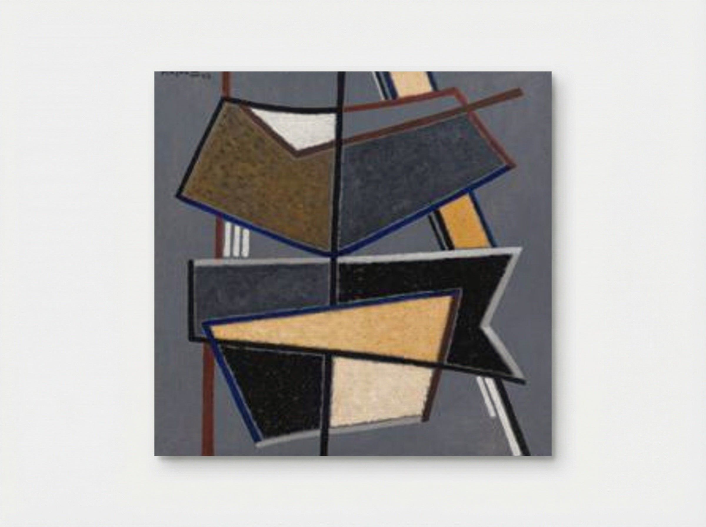Sur fond gris n. 10 - Alberto Magnelli - Poster