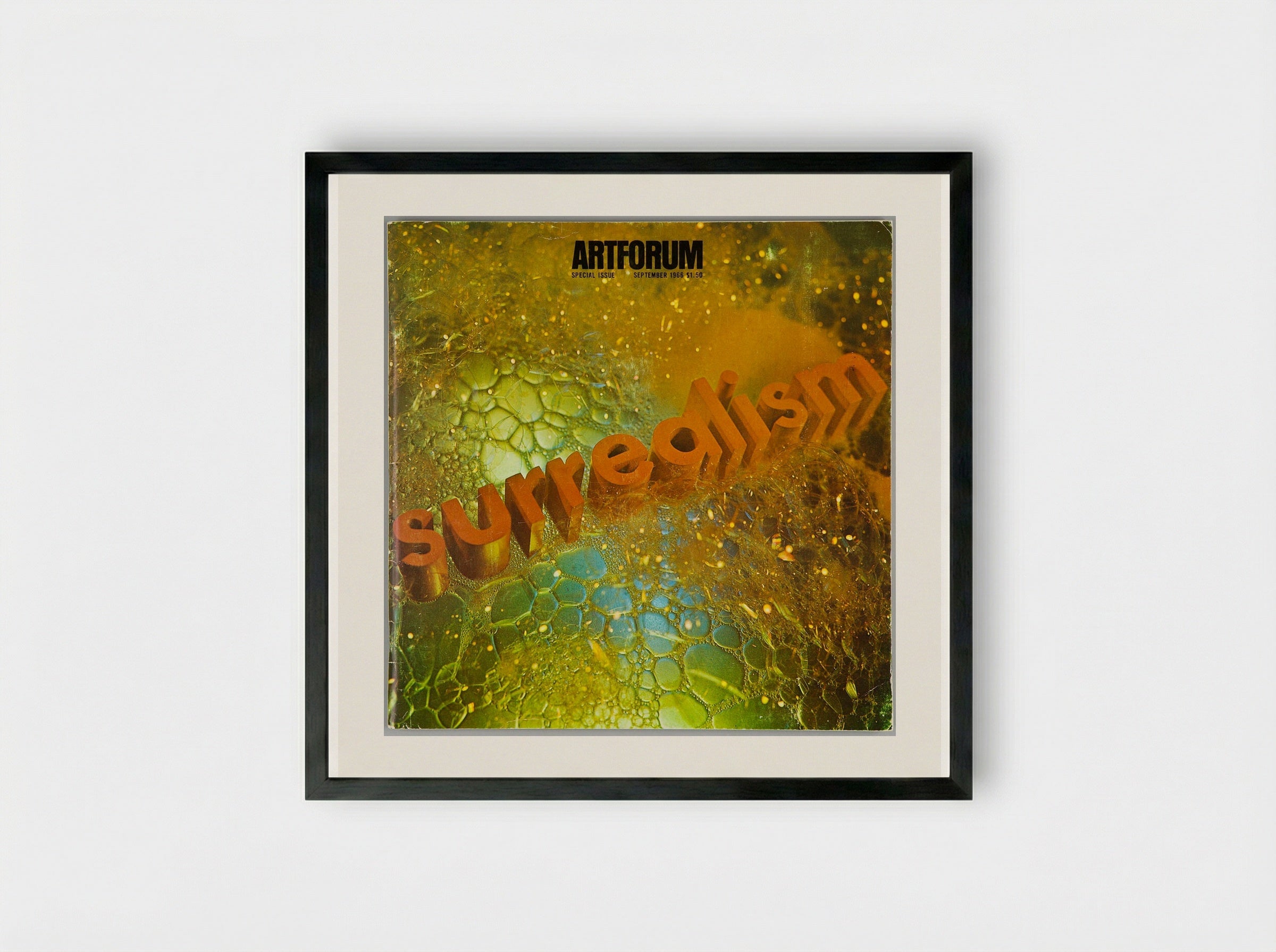 Surrealism Soaped and Scrubbed - Edward Ruscha - Framed Print Black