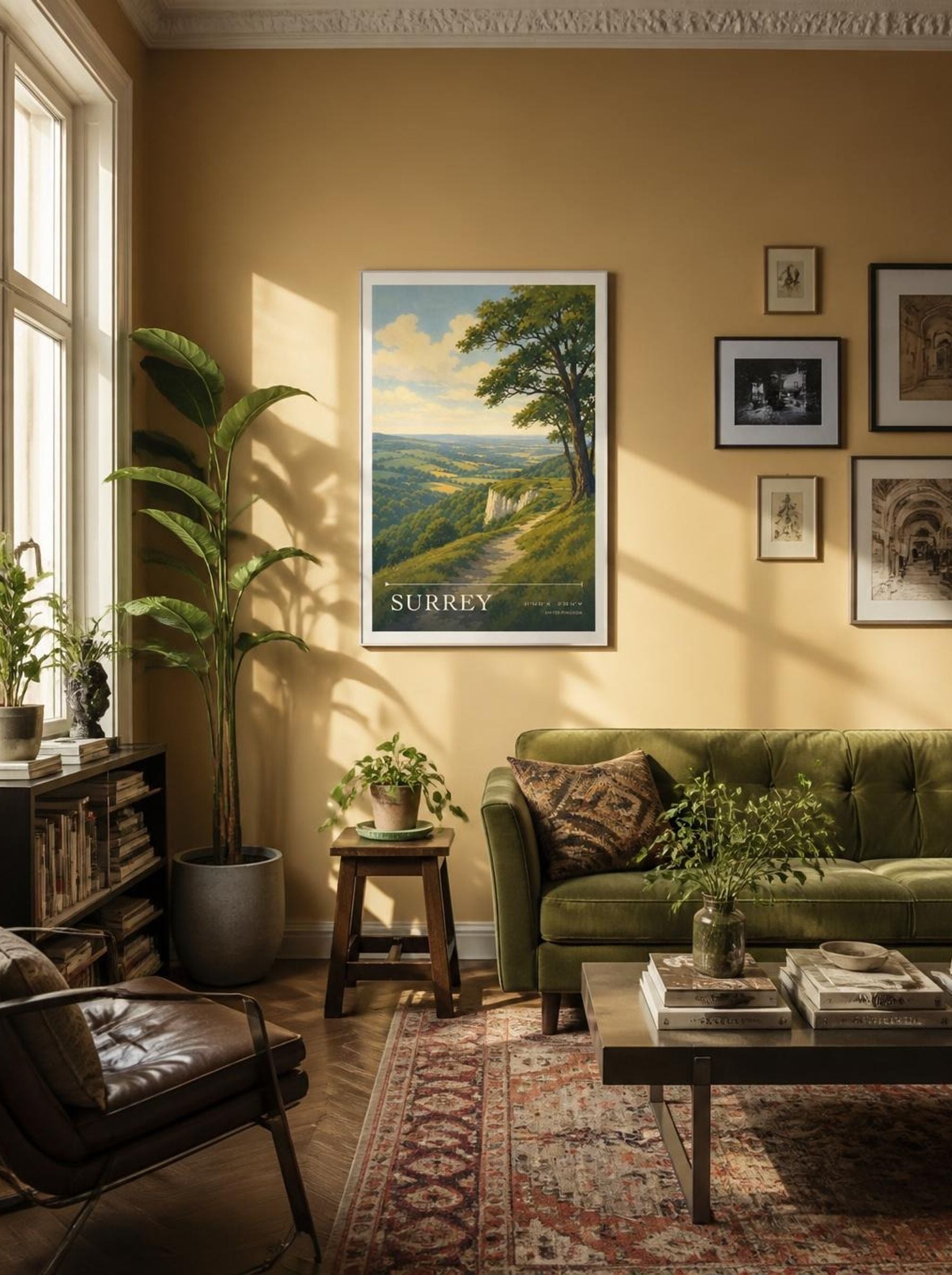 Surrey United Kingdom Travel Poster - Lifestyle