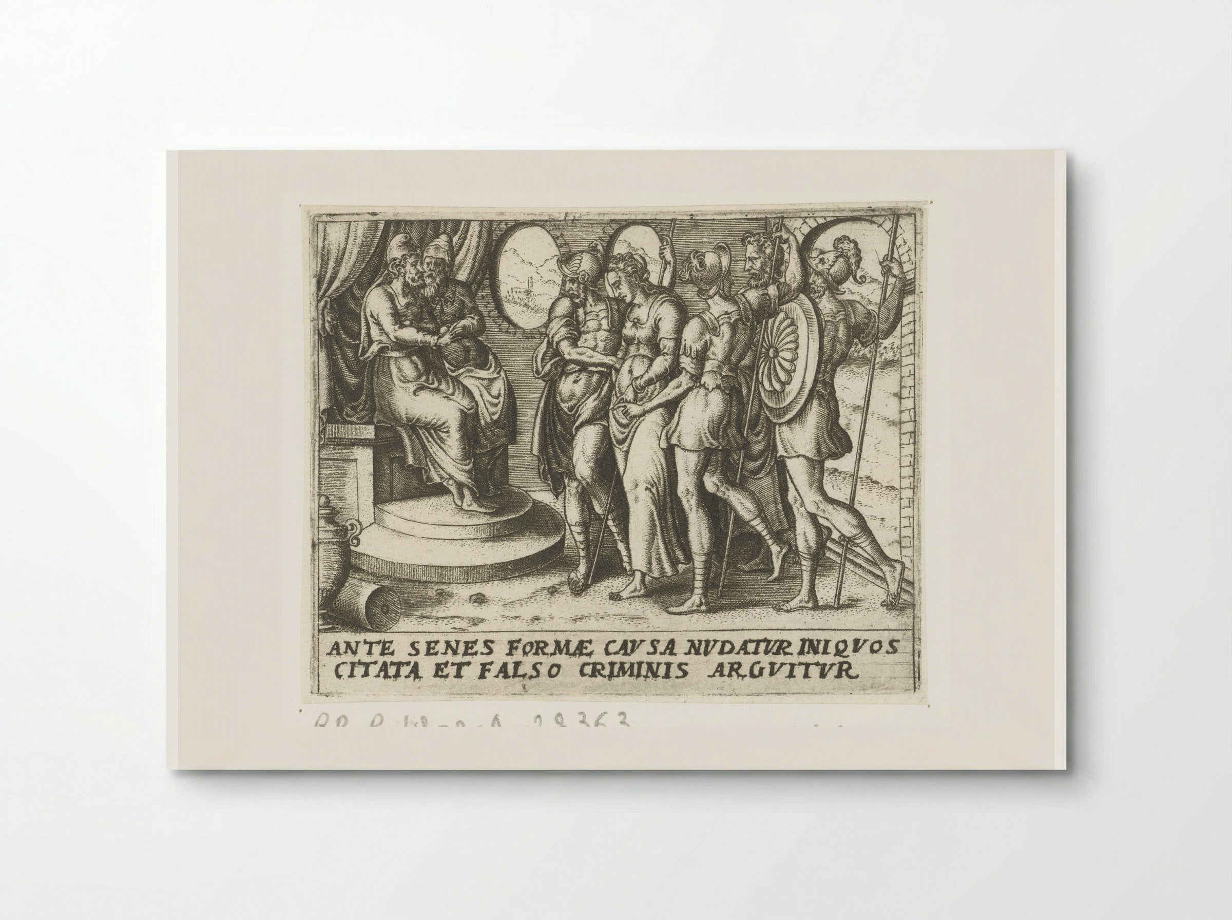 Susanna Accused by the Elders - Abraham de Bruyn - Poster