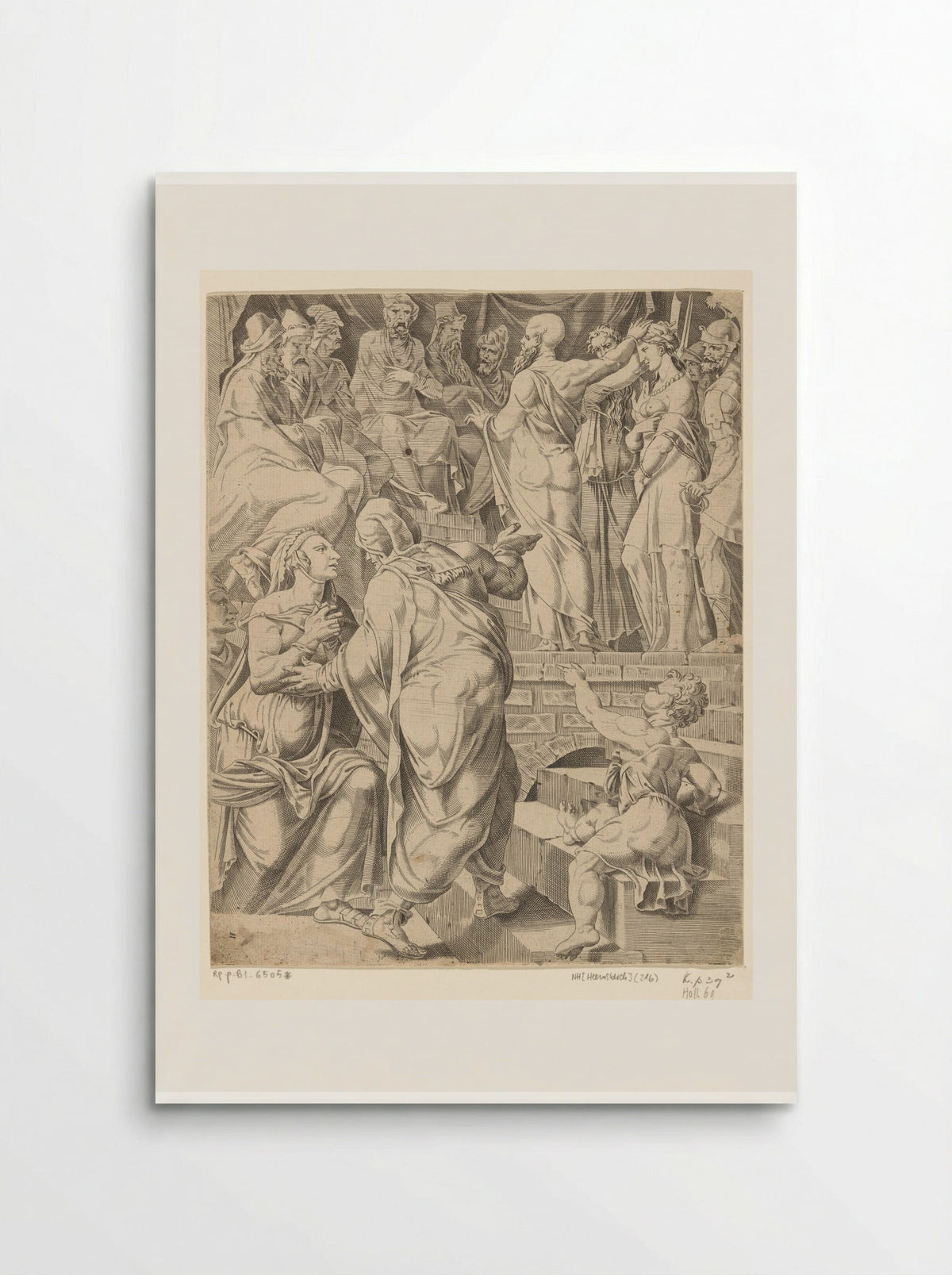 Susanna Accused by the Elders - Dirck Volckertsz. Coornhert - Poster