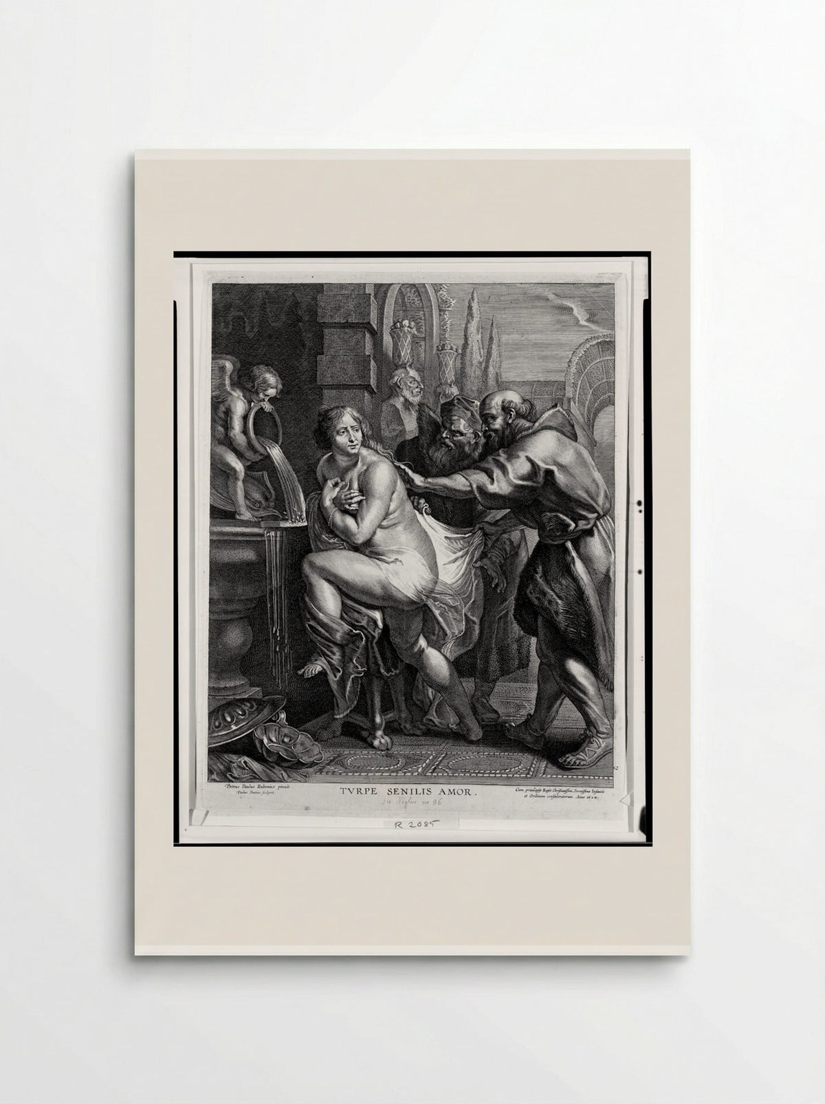 Susanna and the Elders - Paulus Pontius - Poster