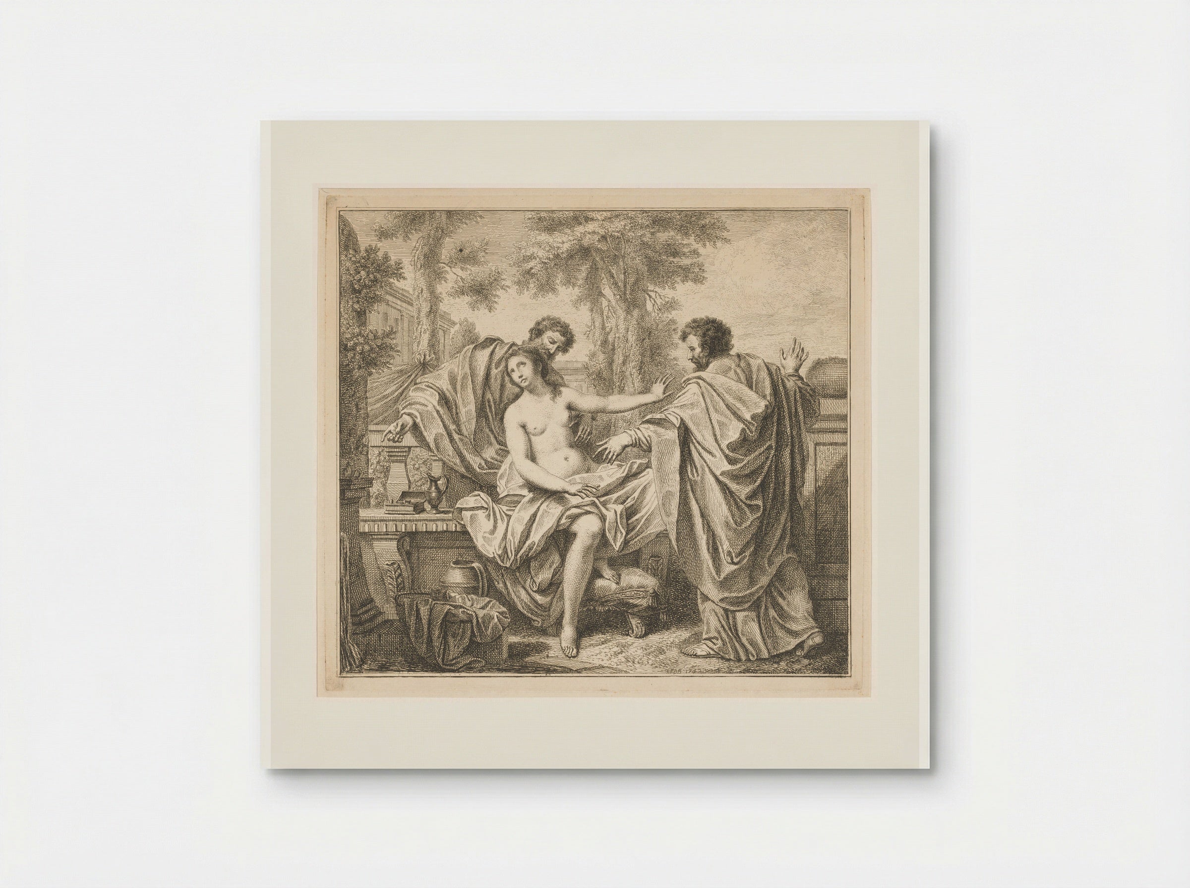 Susanna and the Elders - Louis Fabritius Dubourg - Poster