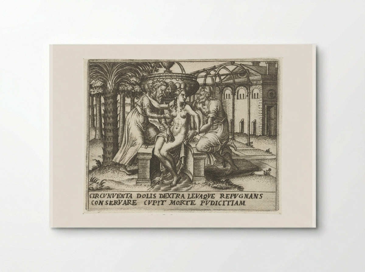 Susanna and the Elders - Abraham de Bruyn - Poster
