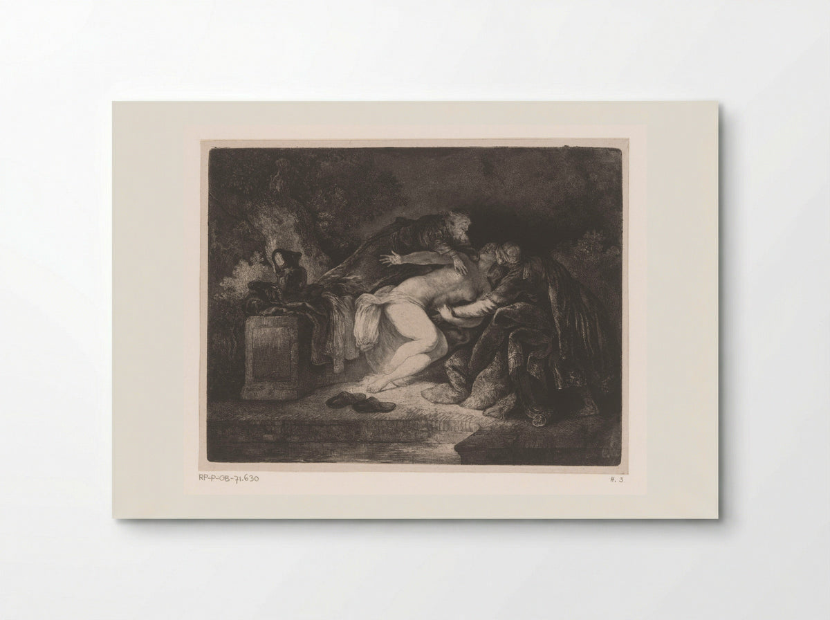 Susanna and the Elders - Rembrandt van Rijn - Poster