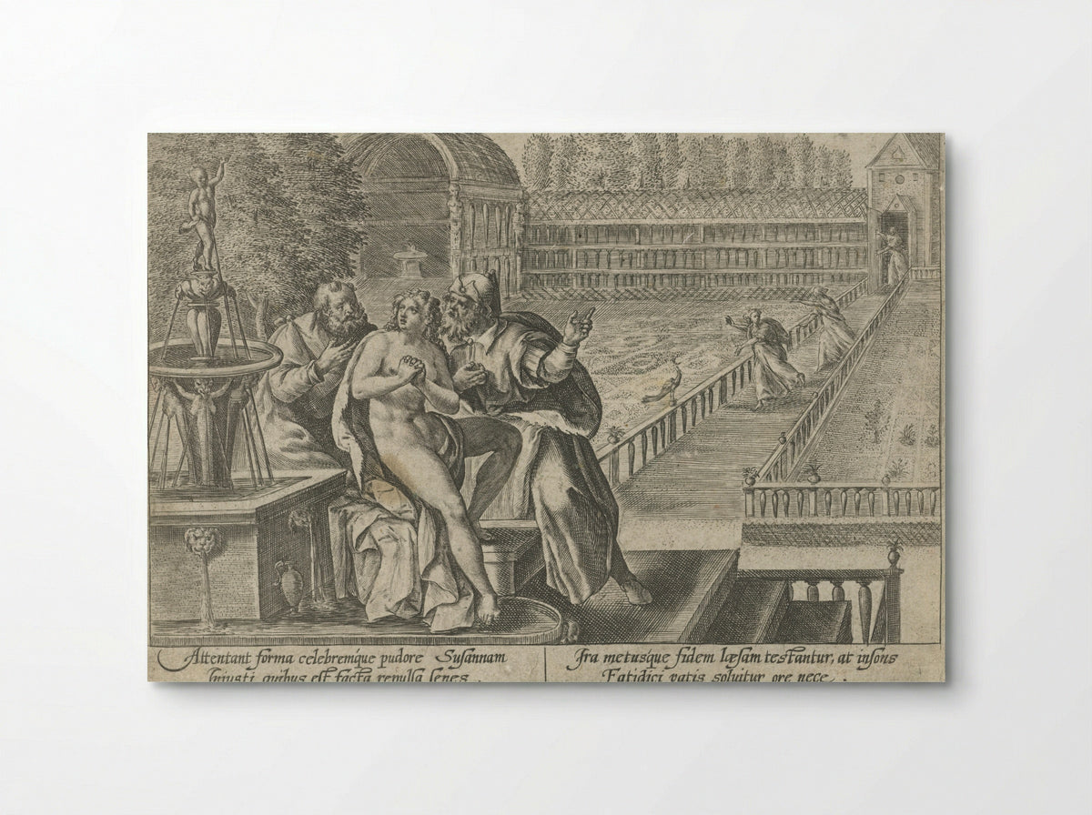 Susanna and the Elders - Crispijn van de Passe the Elder - Poster
