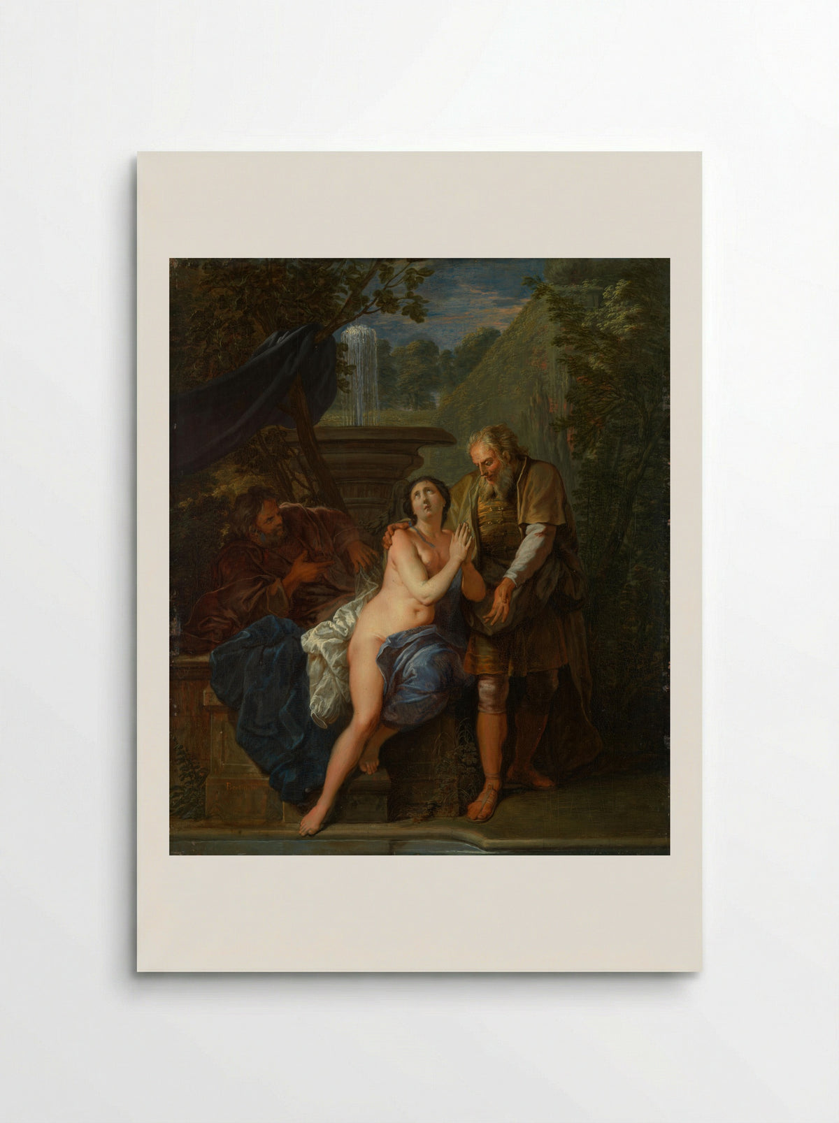 Susanna and the Elders - Nicolas Bertin - Poster