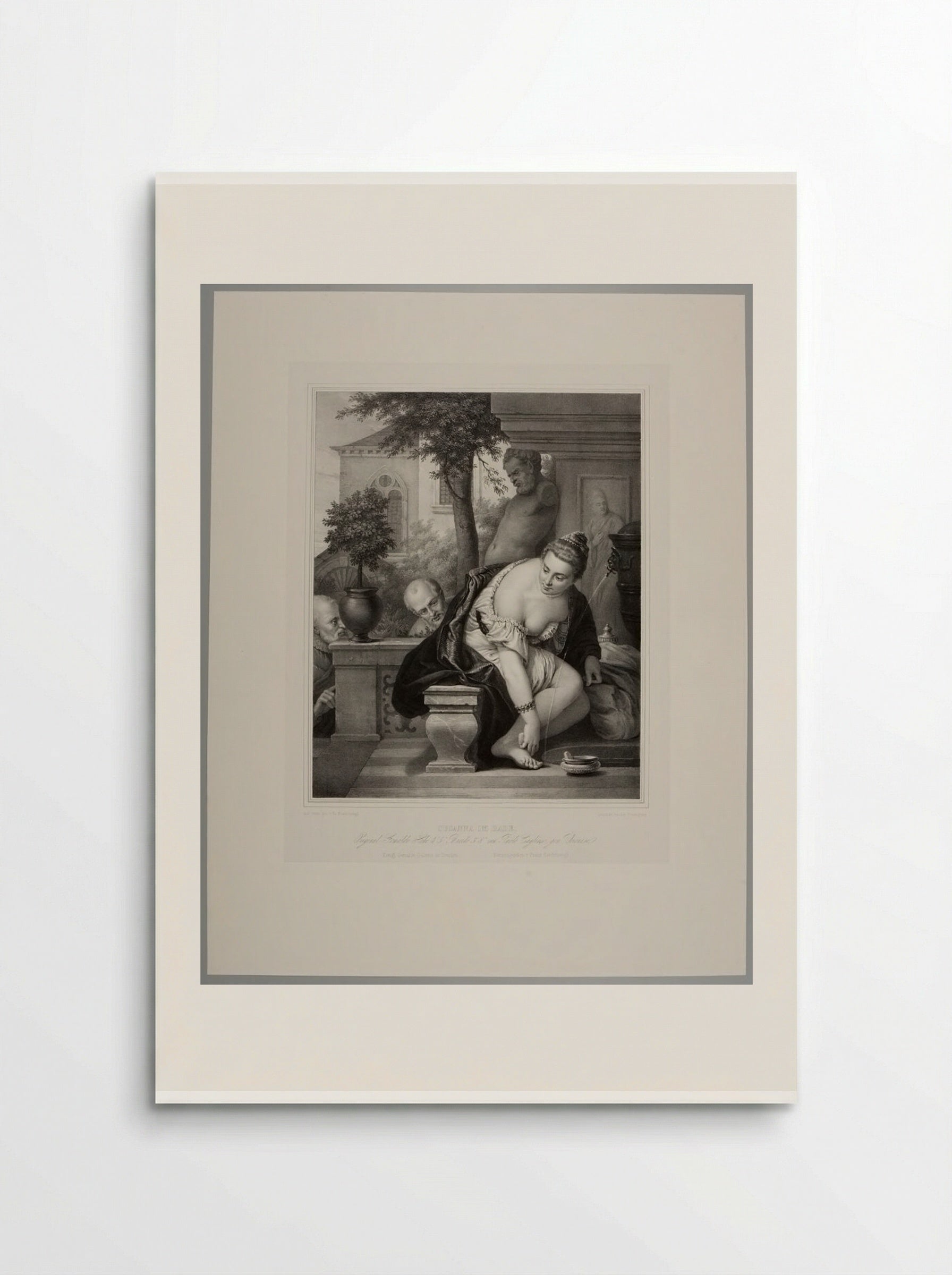 Susanna im Bade - Franz Hanfstaengl - Poster