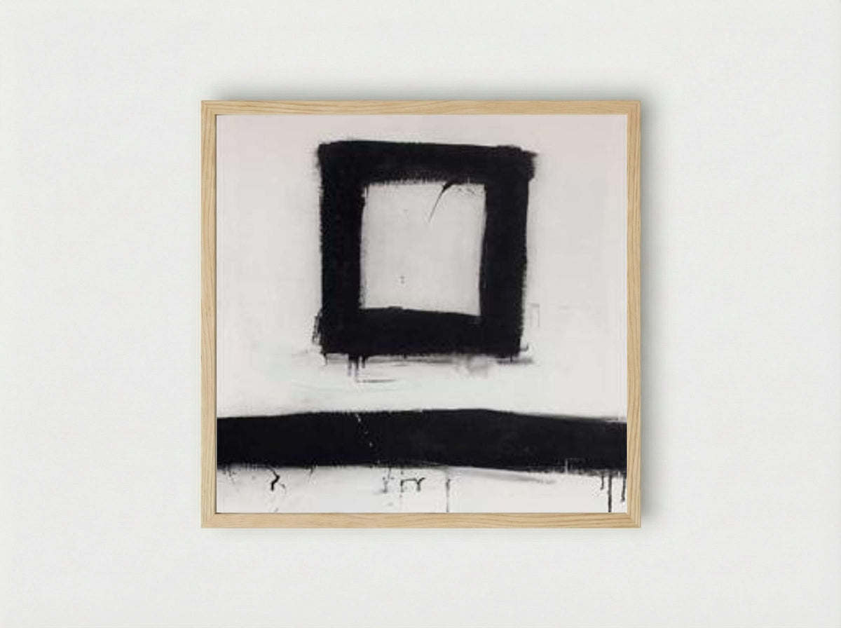 Suspended - Franz Kline - Framed Print Wood
