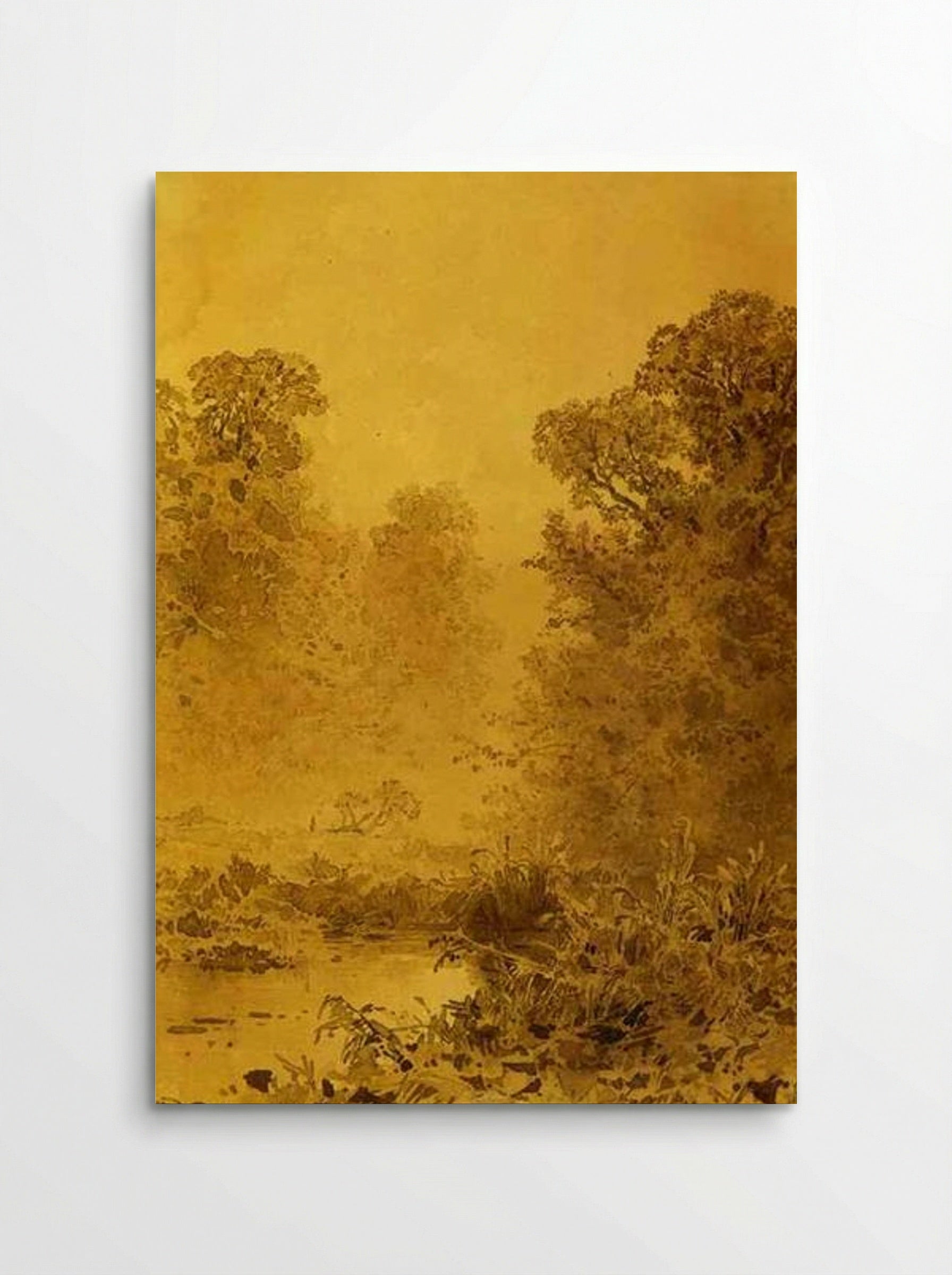 Swamp in a Forest. Mist - Fyodor Vasilyev - Poster