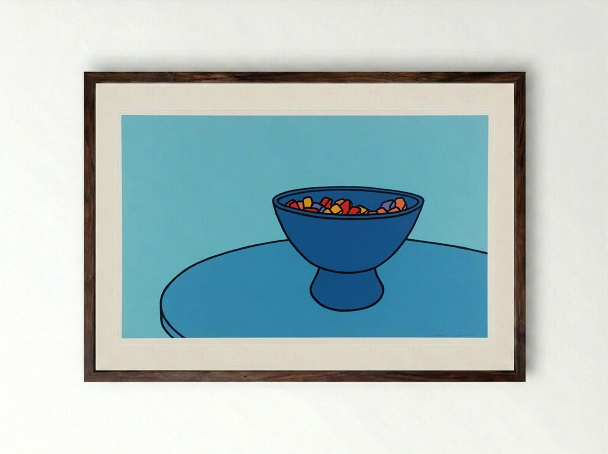 Sweet Bowl - Patrick Caulfield - Framed Print Dark Wood