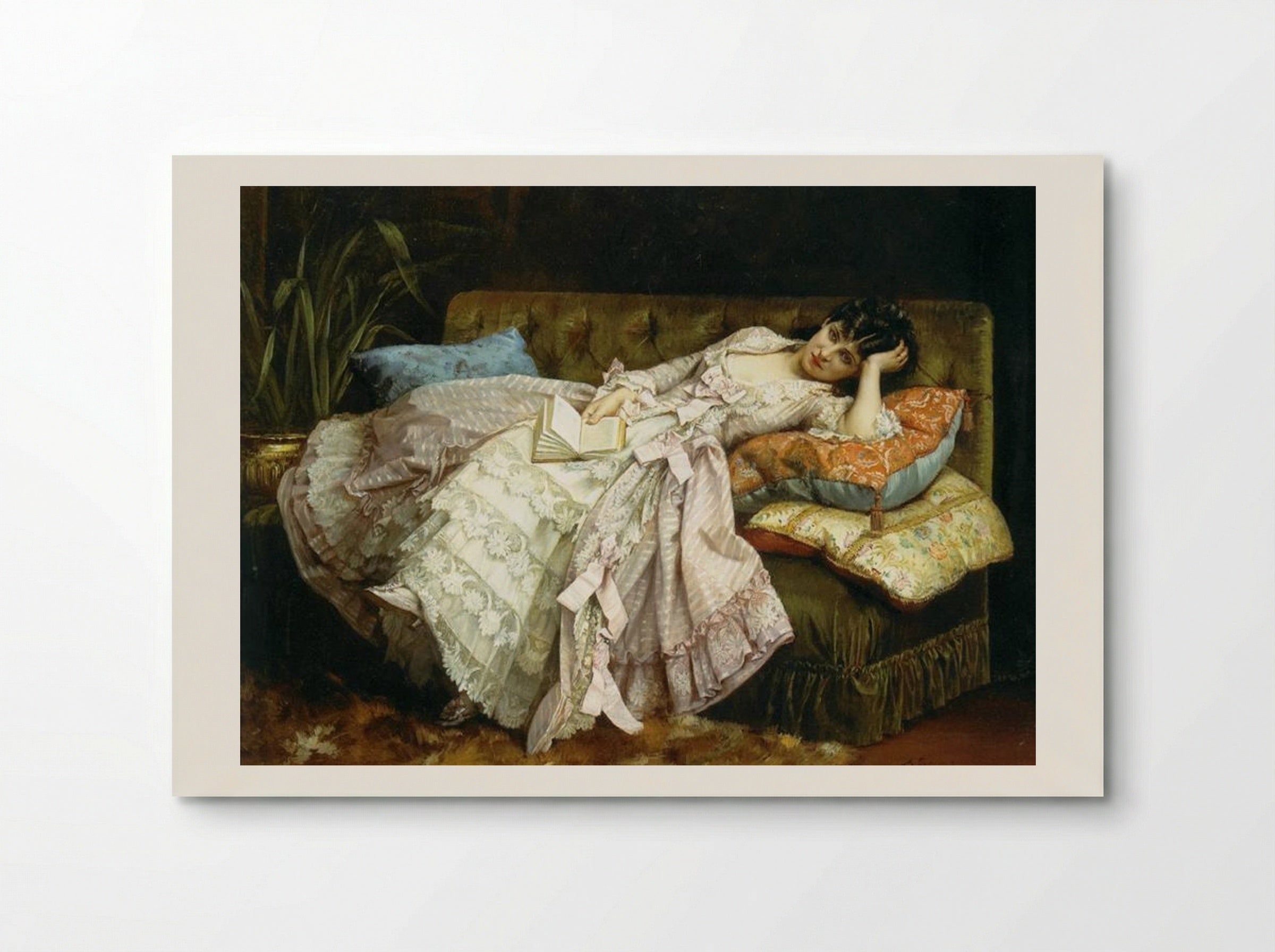 Sweet Doing Nothing - Auguste Toulmouche - Poster