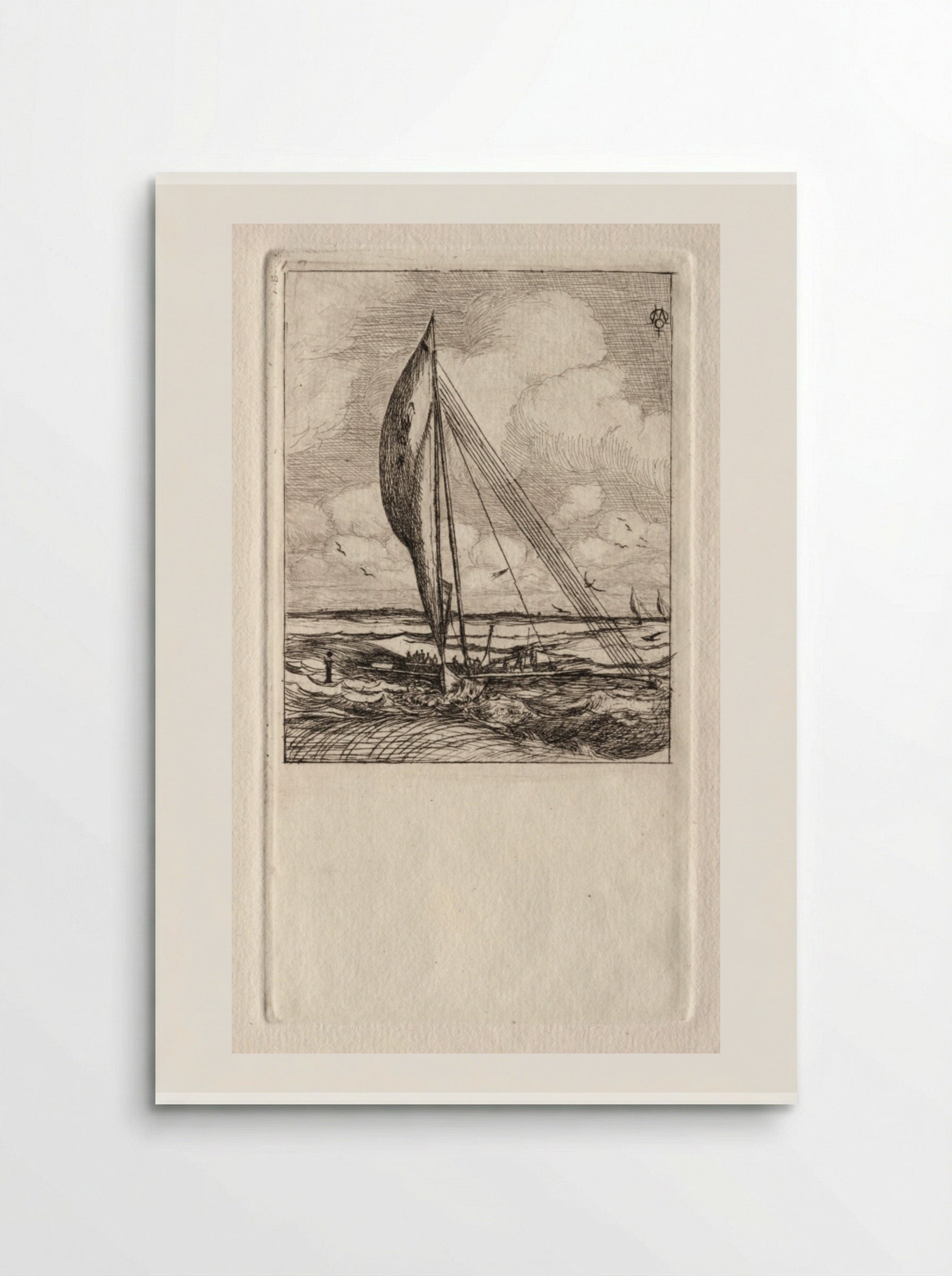 Swift Sailing Proa, Mulgrave Archipelago, Oceania - Charles Meryon - Poster