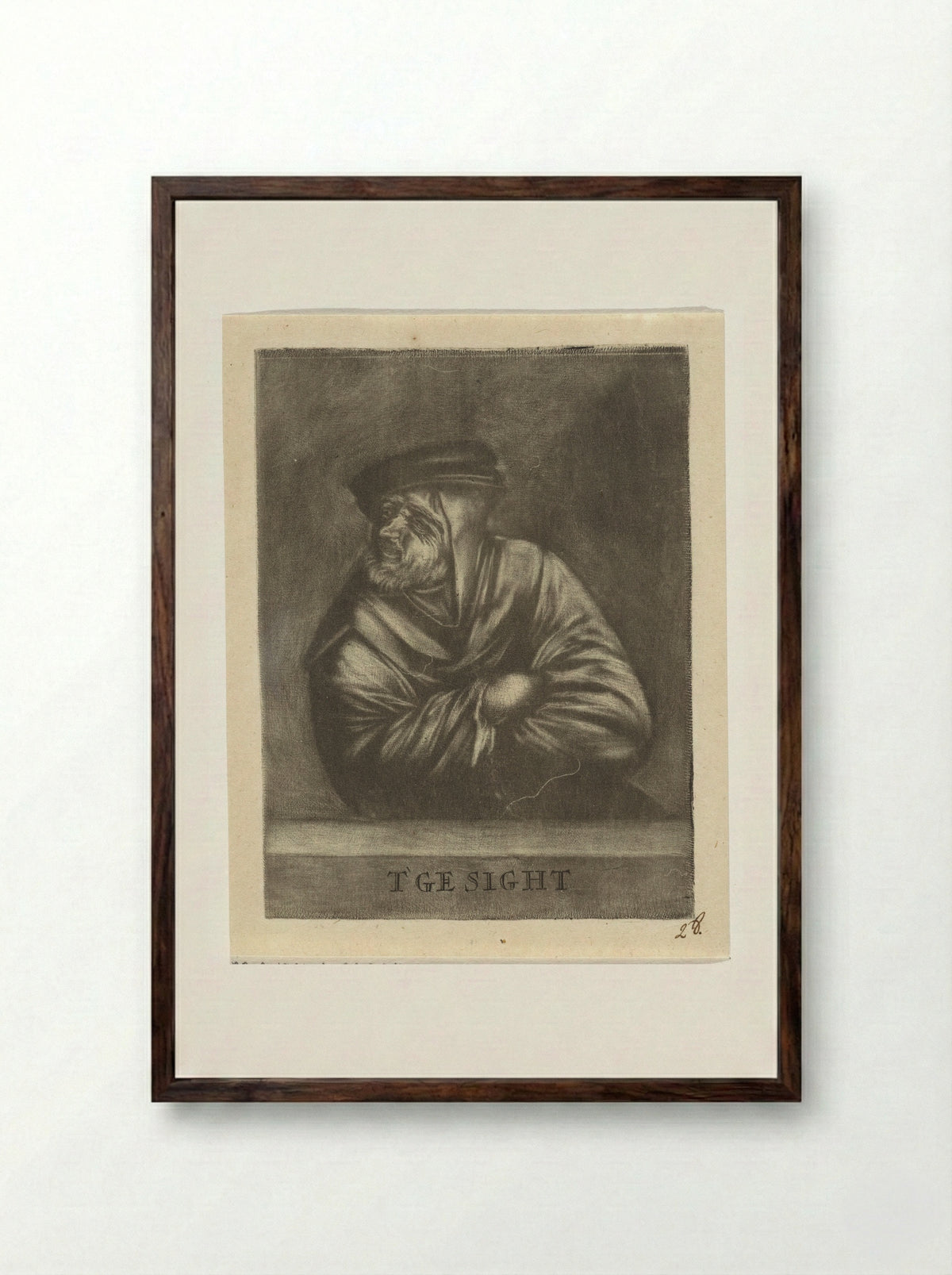 T'Ge-Sight - Pieter Pickaert - Framed Print Dark Wood