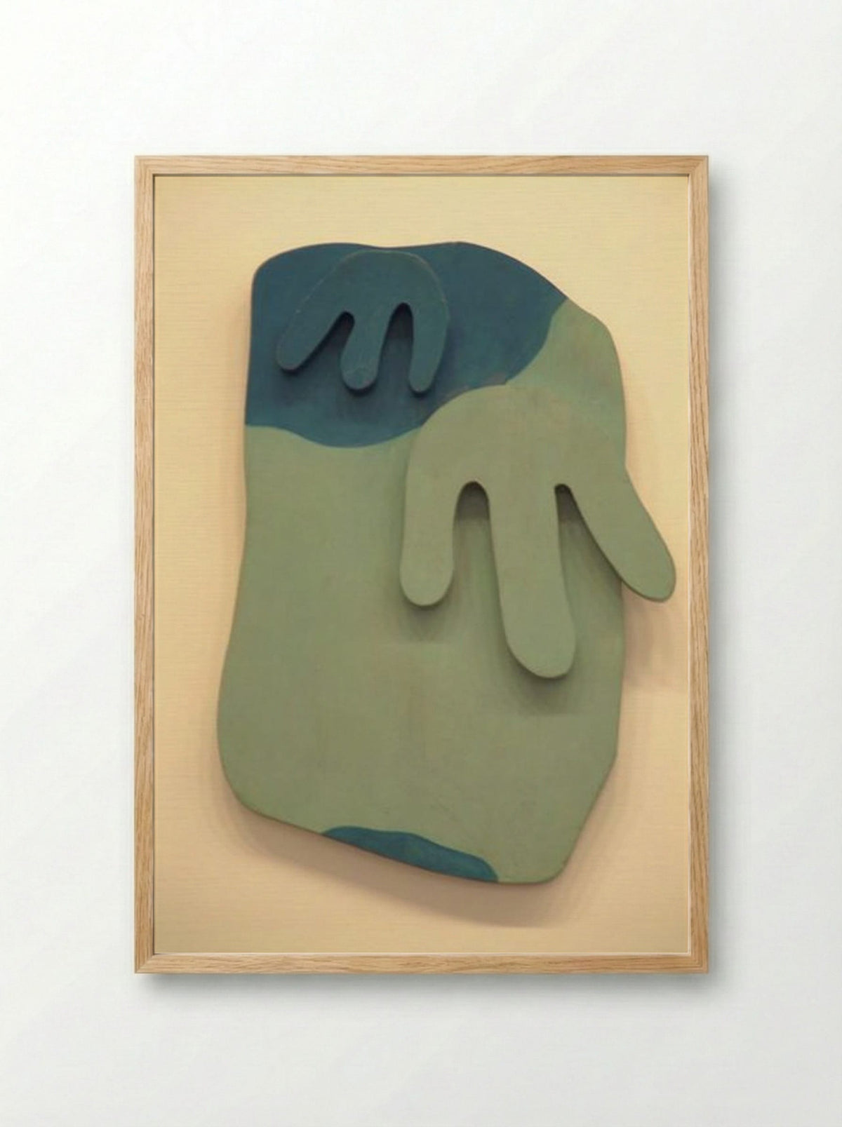 Tête-Paysage (Head-Landscape) - Jean Arp - Framed Print Wood