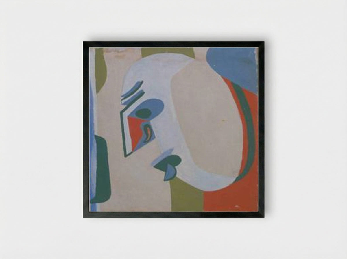Tête nègre (étude) - Le Corbusier - Framed Print Black