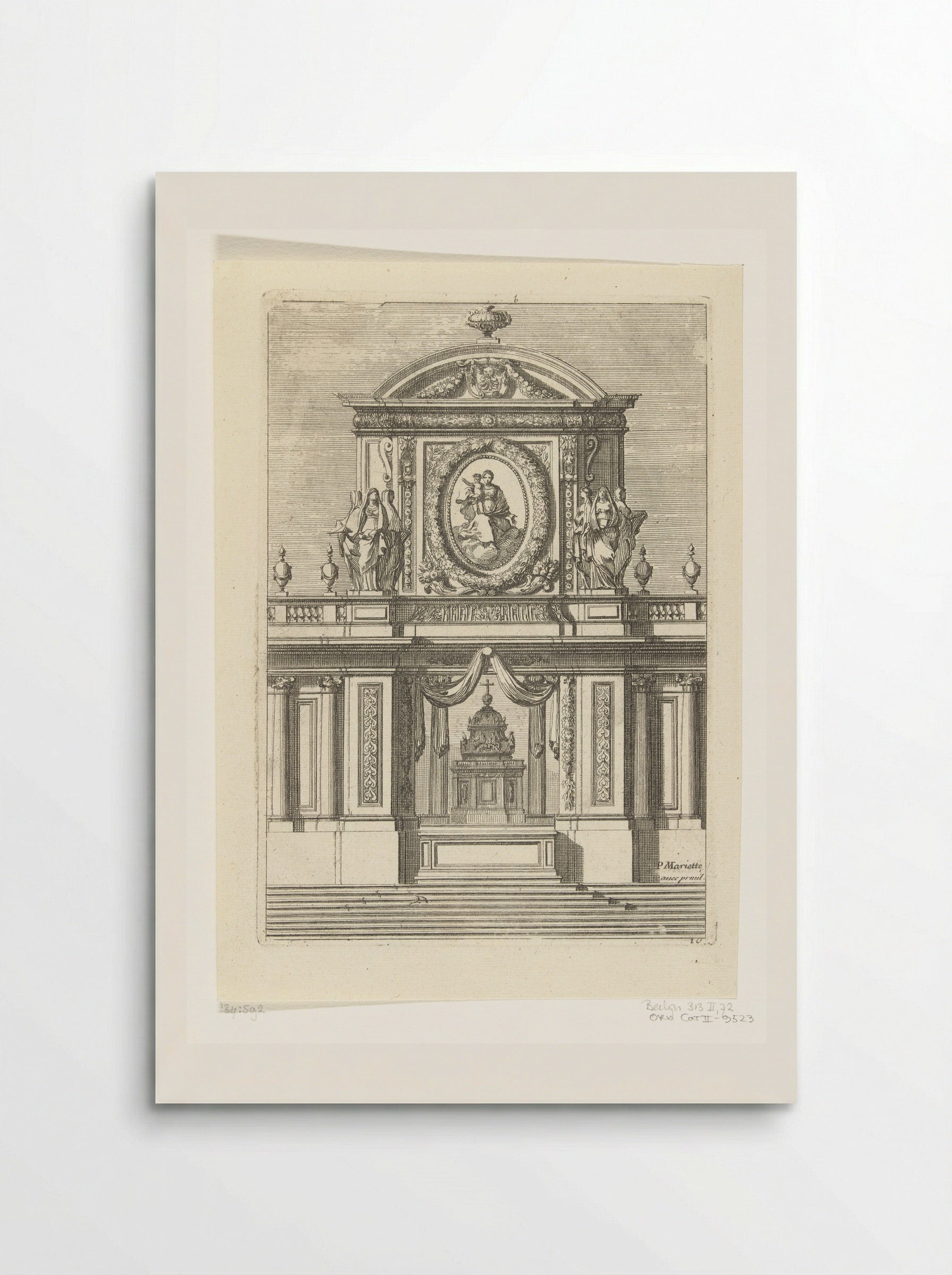 Tabernacle with the Virgin and Child - Jean Lepautre - Poster