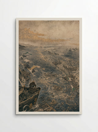 Taira no Tomomori at Dan-no-ura: The Fleet Breaks
