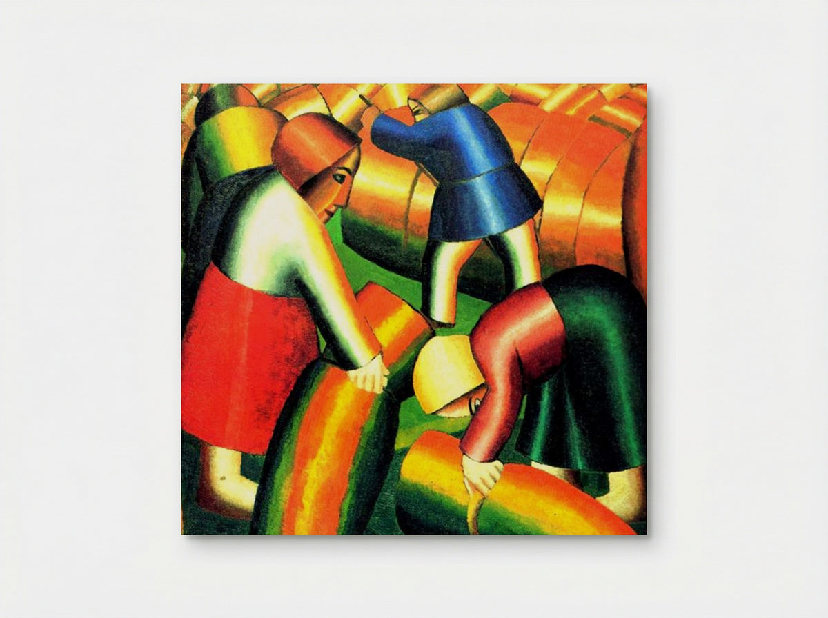 Taking in the Harvest - Kazimir Malevich - Poster