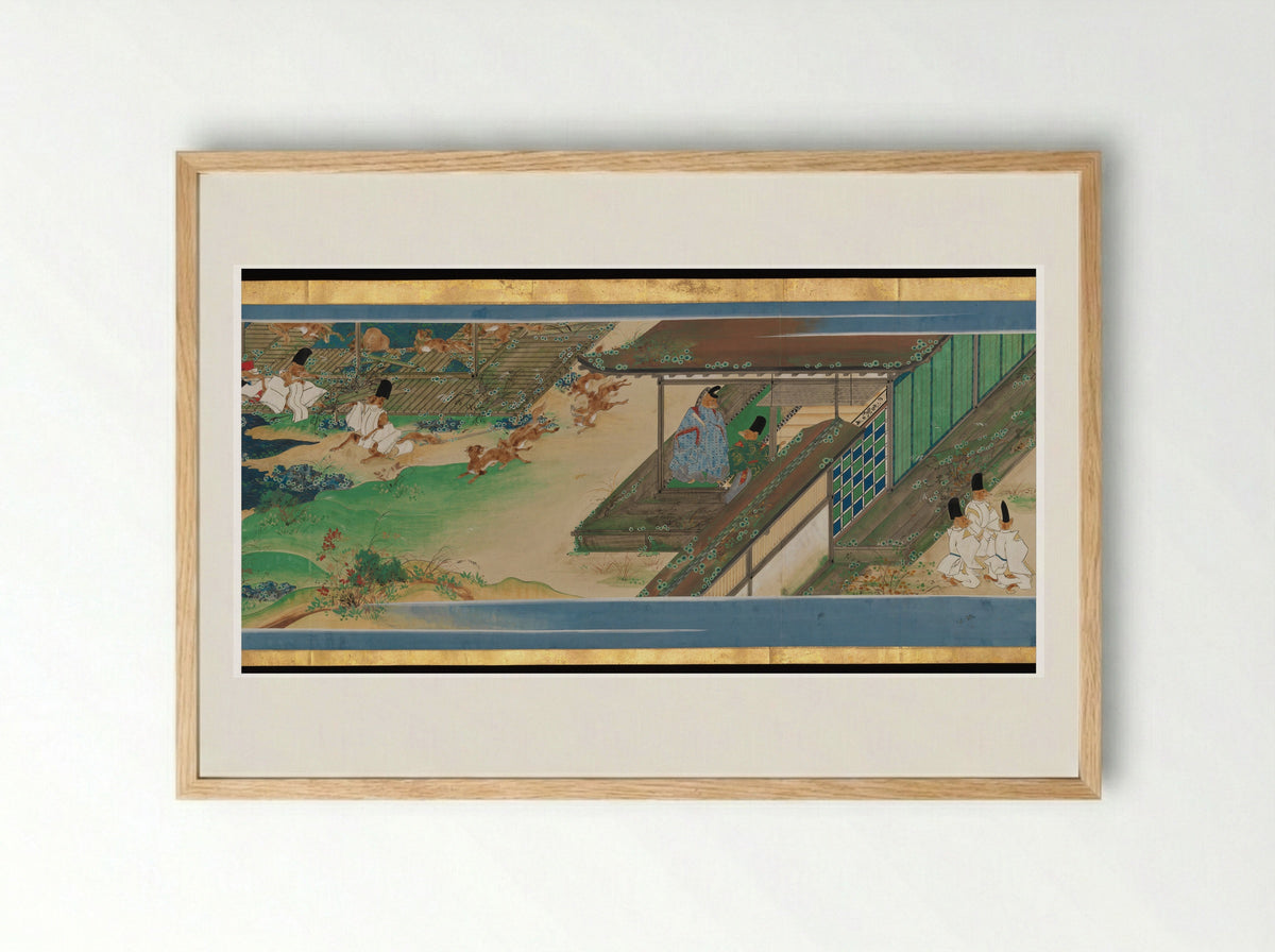 Tale of a Strange Marriage (Konkai Zoshi) - Ukita Ikkei - Framed Print Wood