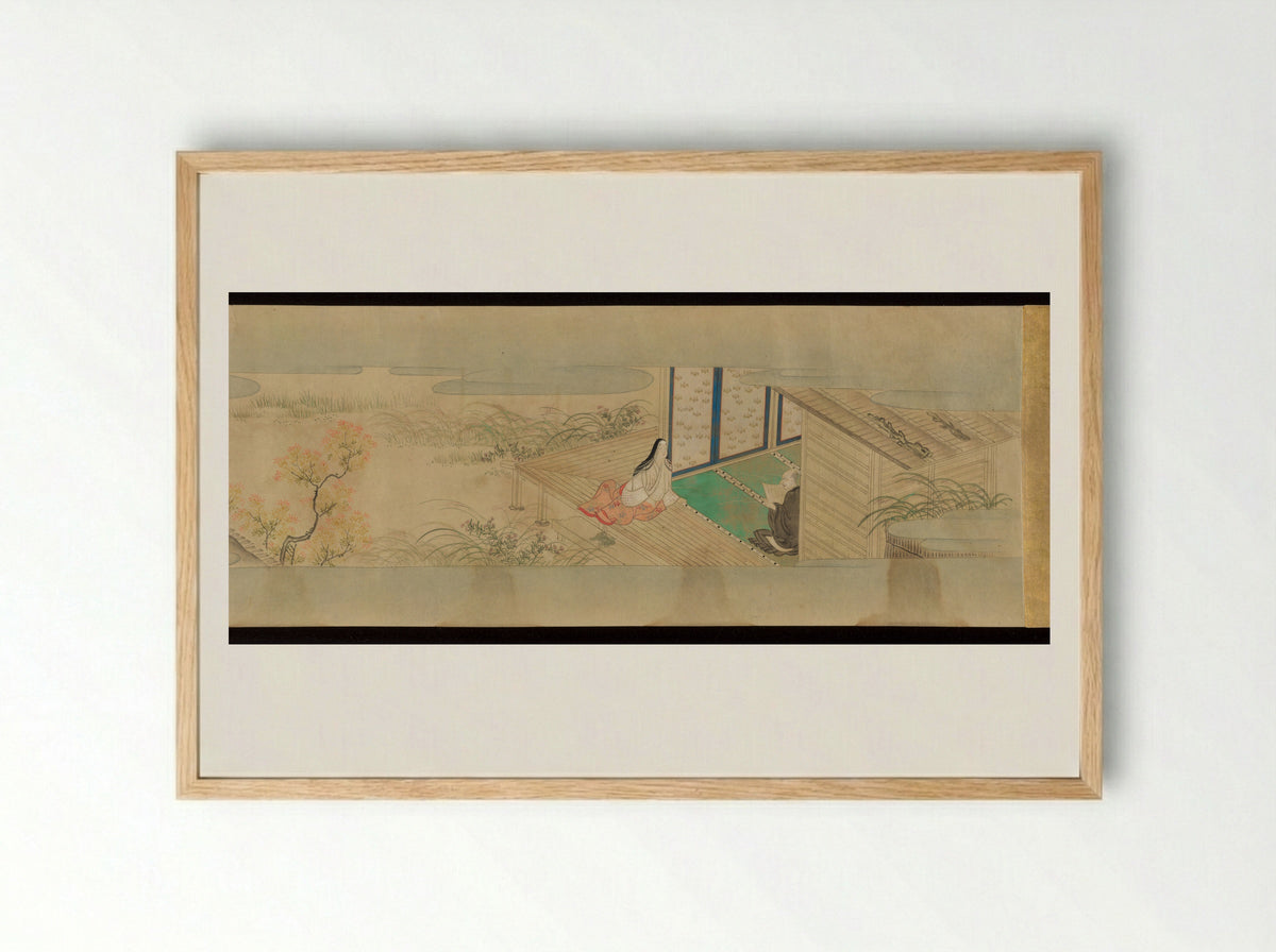 Tale of the Fox (Kitsune no sōshi) - Fine Art Print - Framed Print Wood