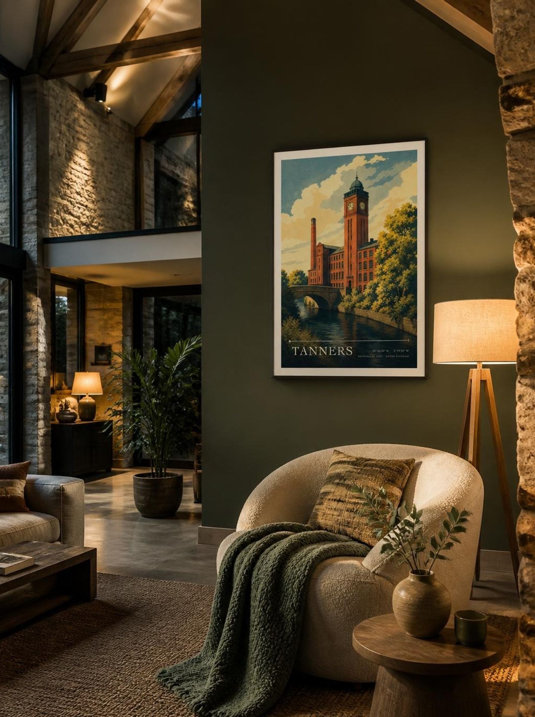 Tanners Borough of Bury United Kingdom Travel Poster - Lifestyle