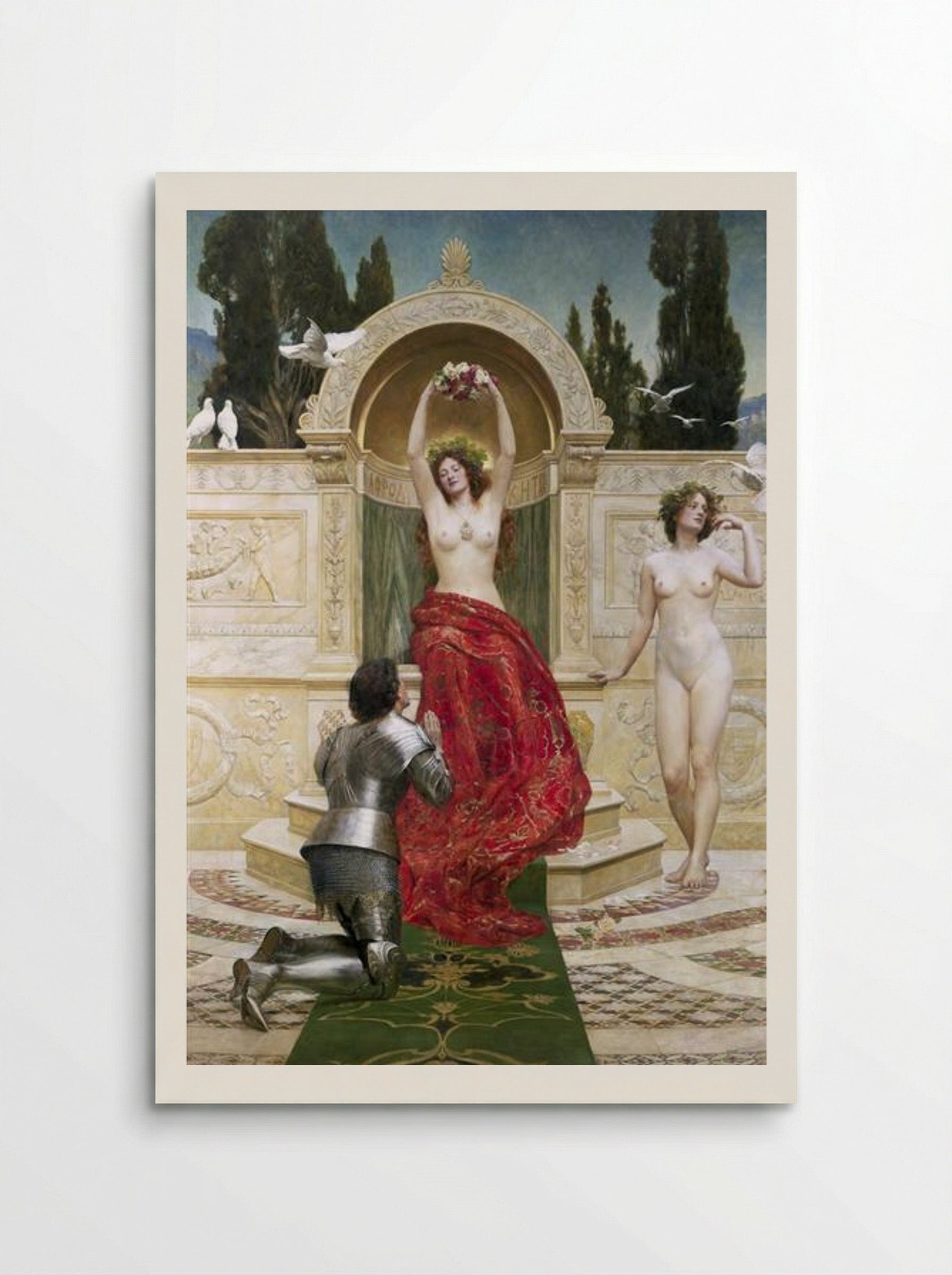 Tannhäuser in the Venusberg - John Collier - Poster